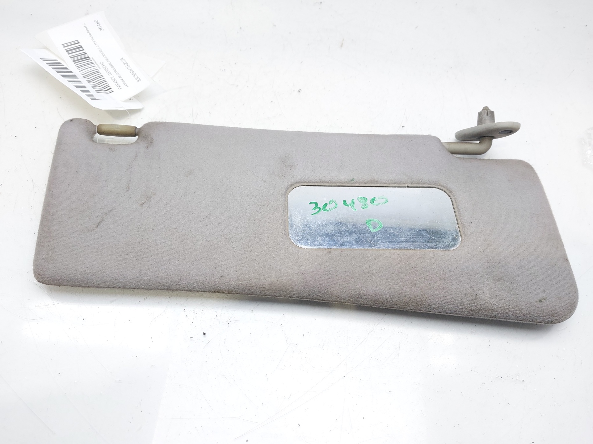 HONDA Right Side Sun Visor 83230SN7G00ZA 24133394