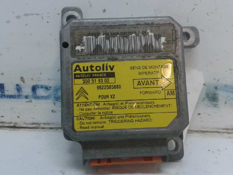 CITROËN Xantia X1 (1993-1998) SRS Control Unit 9622585880 20168173