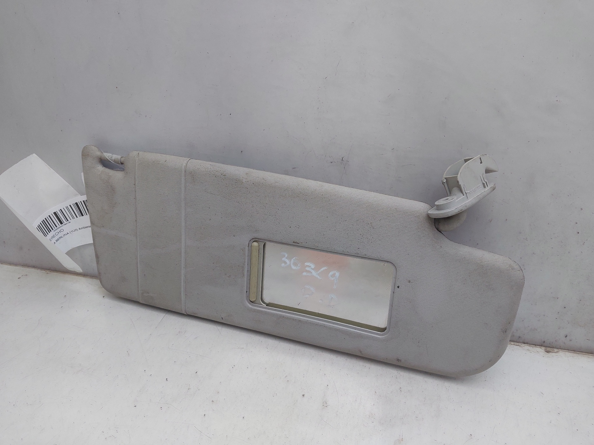 SKODA Octavia 1 generation (1996-2010) Right Side Sun Visor 6Y2857552 22631131