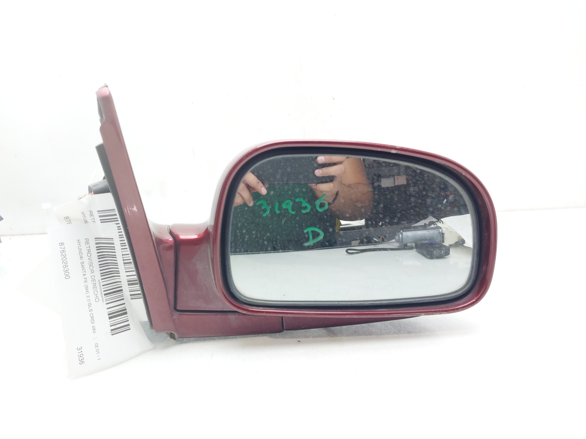 MERCEDES-BENZ Santa Fe SM (2000-2013) Right Side Wing Mirror 8762026300 20481555