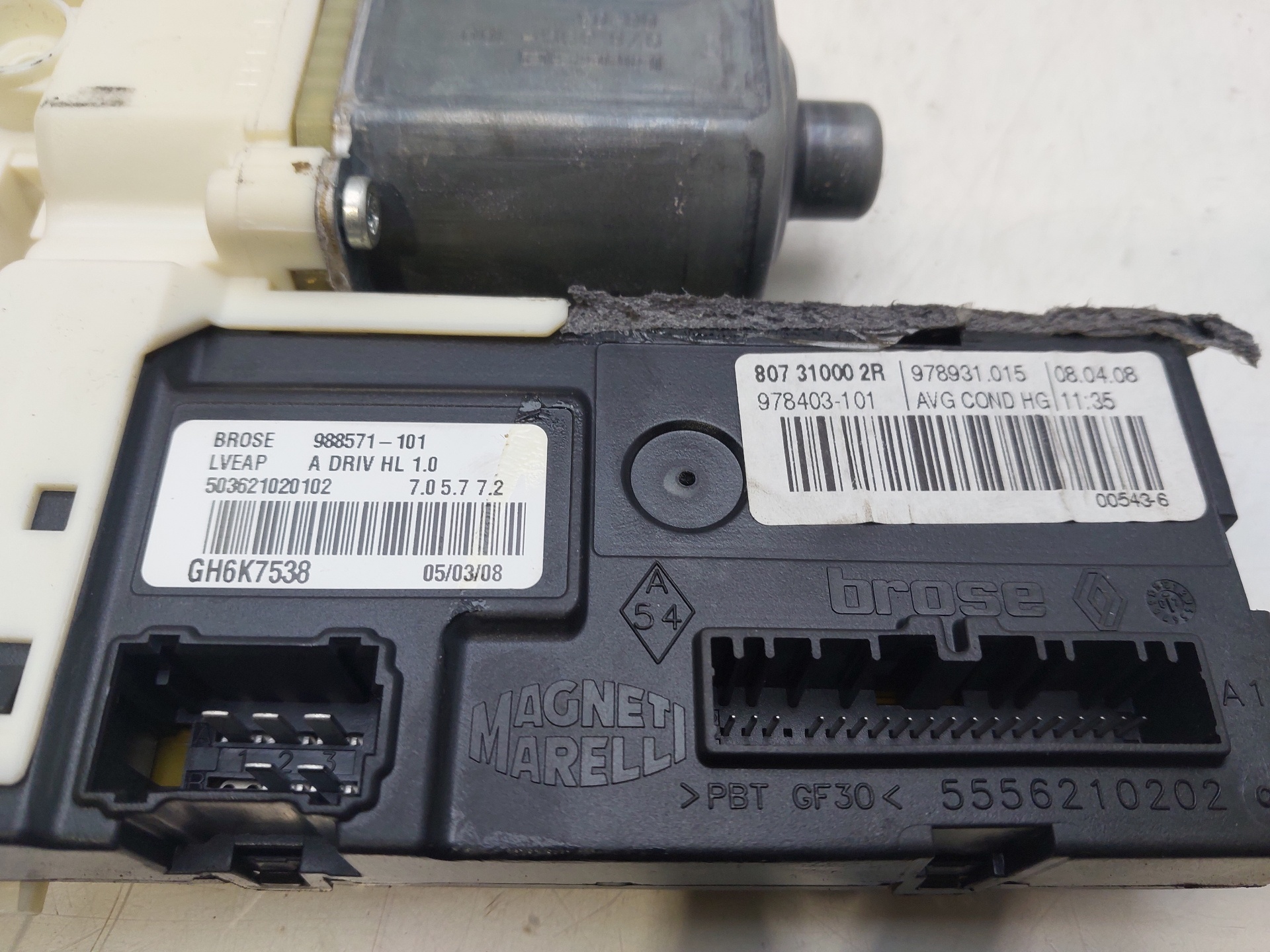 CITROËN DS5 1 generation (2012-2015) Motor regulator geam ușă stânga față 807310002R 25428194