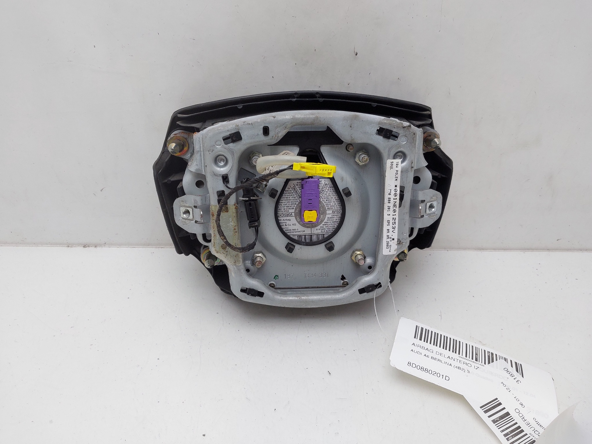 AUDI A6 C5/4B (1997-2004) Autres unités de contrôle 8D0880201D 25412262