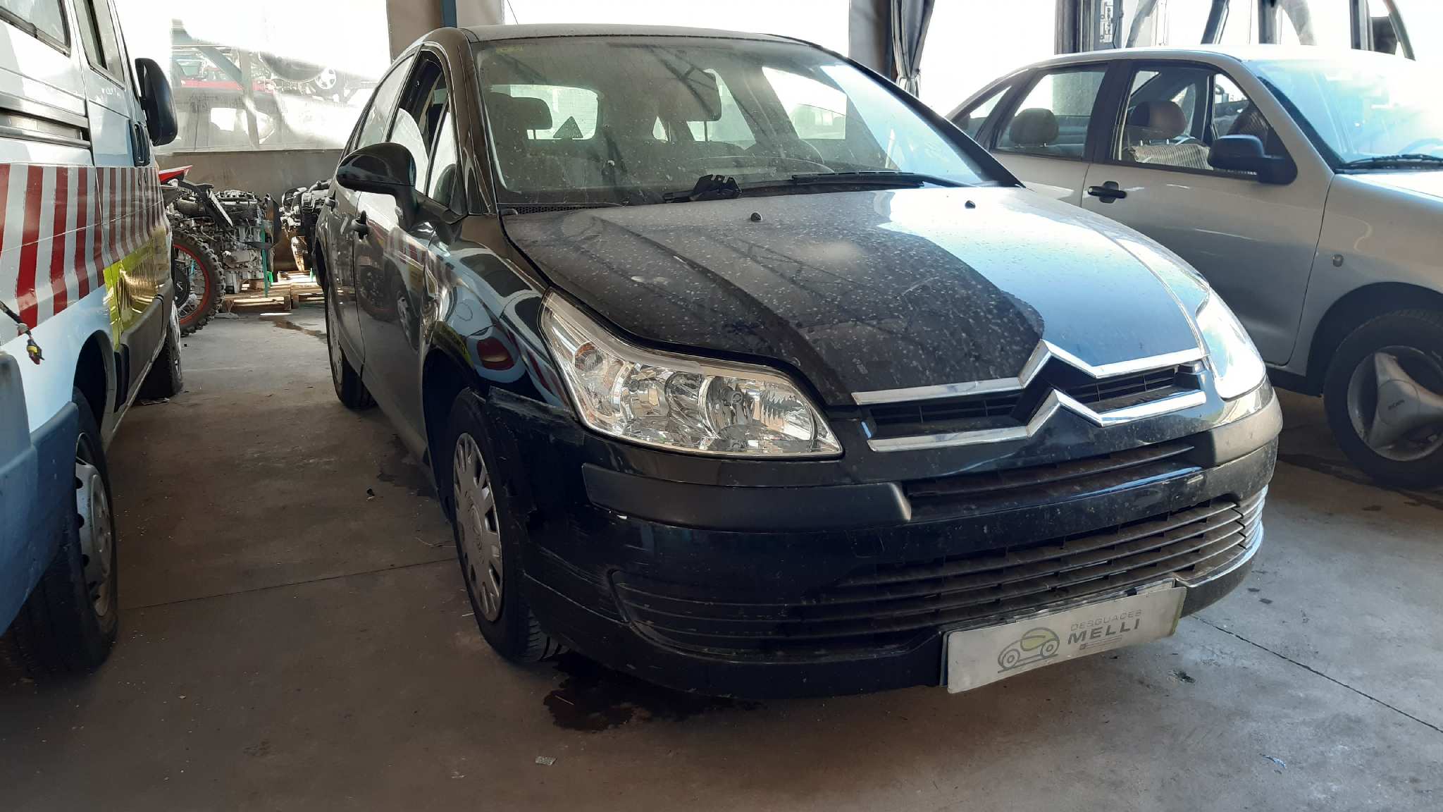 CITROËN C4 1 generation (2004-2011) Левая задняя внутренняя ручка открытия 96435311VD 20197320