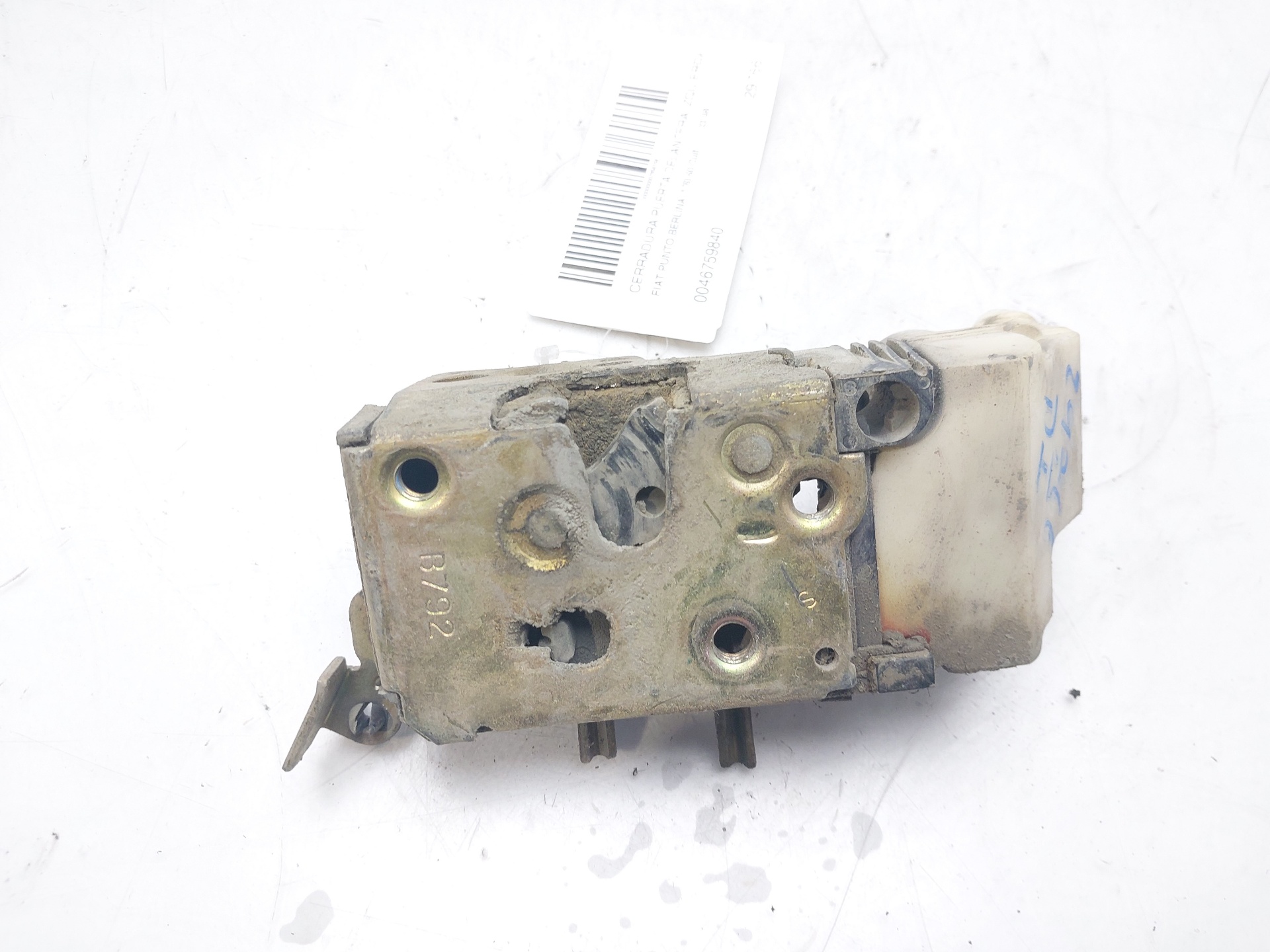 FIAT Punto 1 generation (1993-1999) Front Left Door Lock 0046759840 22470585