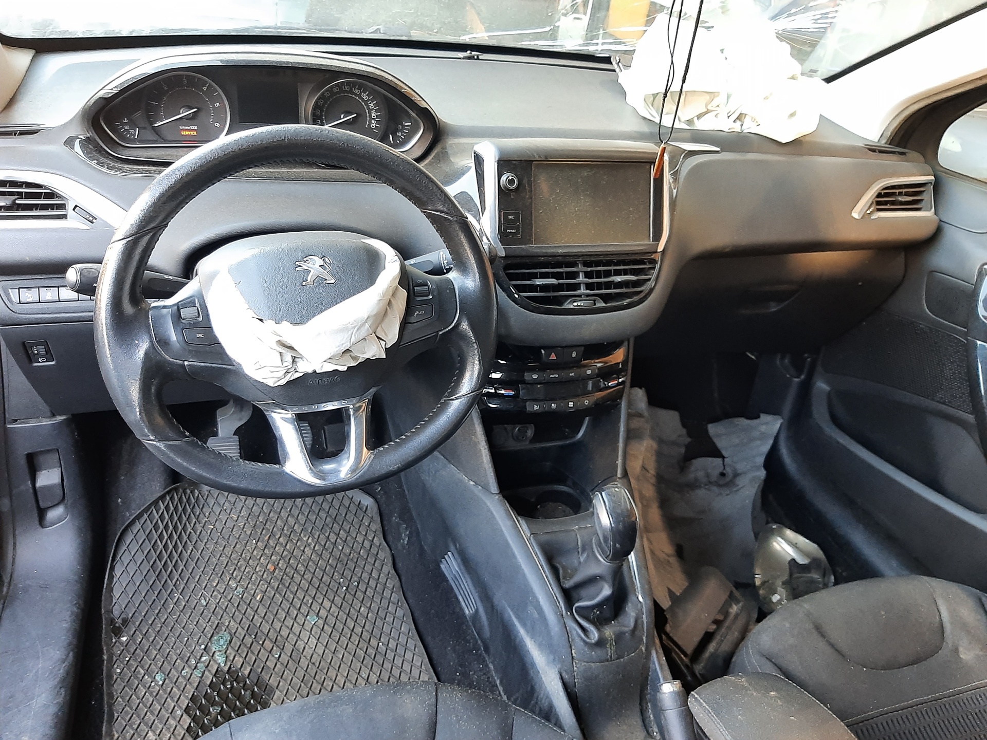 PEUGEOT 208 Peugeot 208 (2012-2015) Front Left Door Interior Handle Frame 96555518VV 22736259