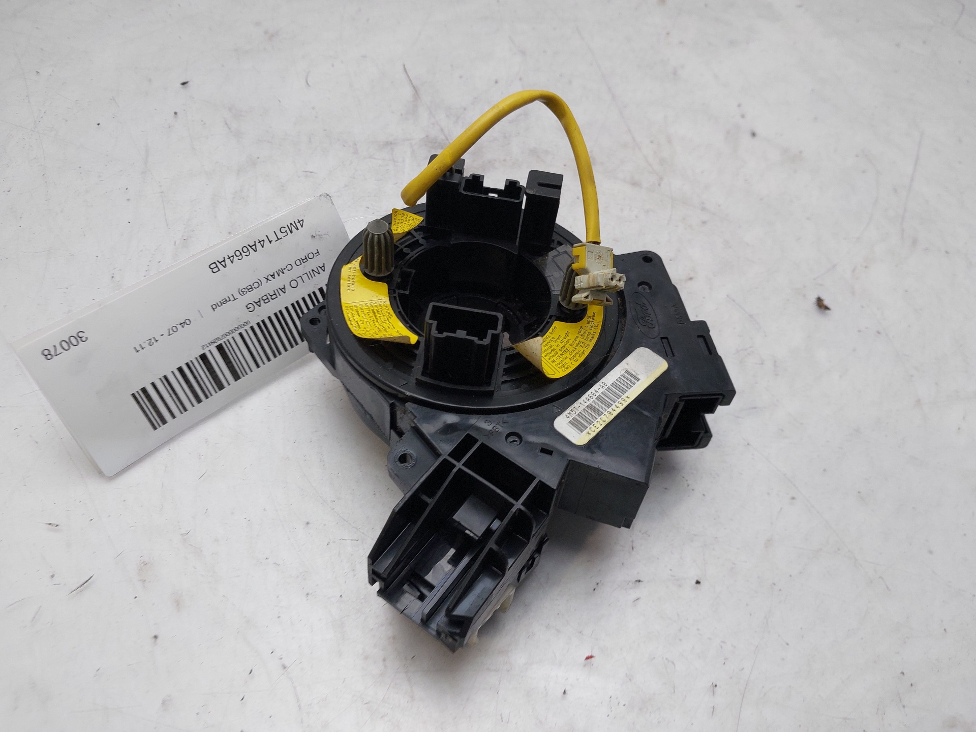 FORD C-Max 1 generation (2003-2010) Rat Slip Ring Squib 4M5T14A664AB 22476110