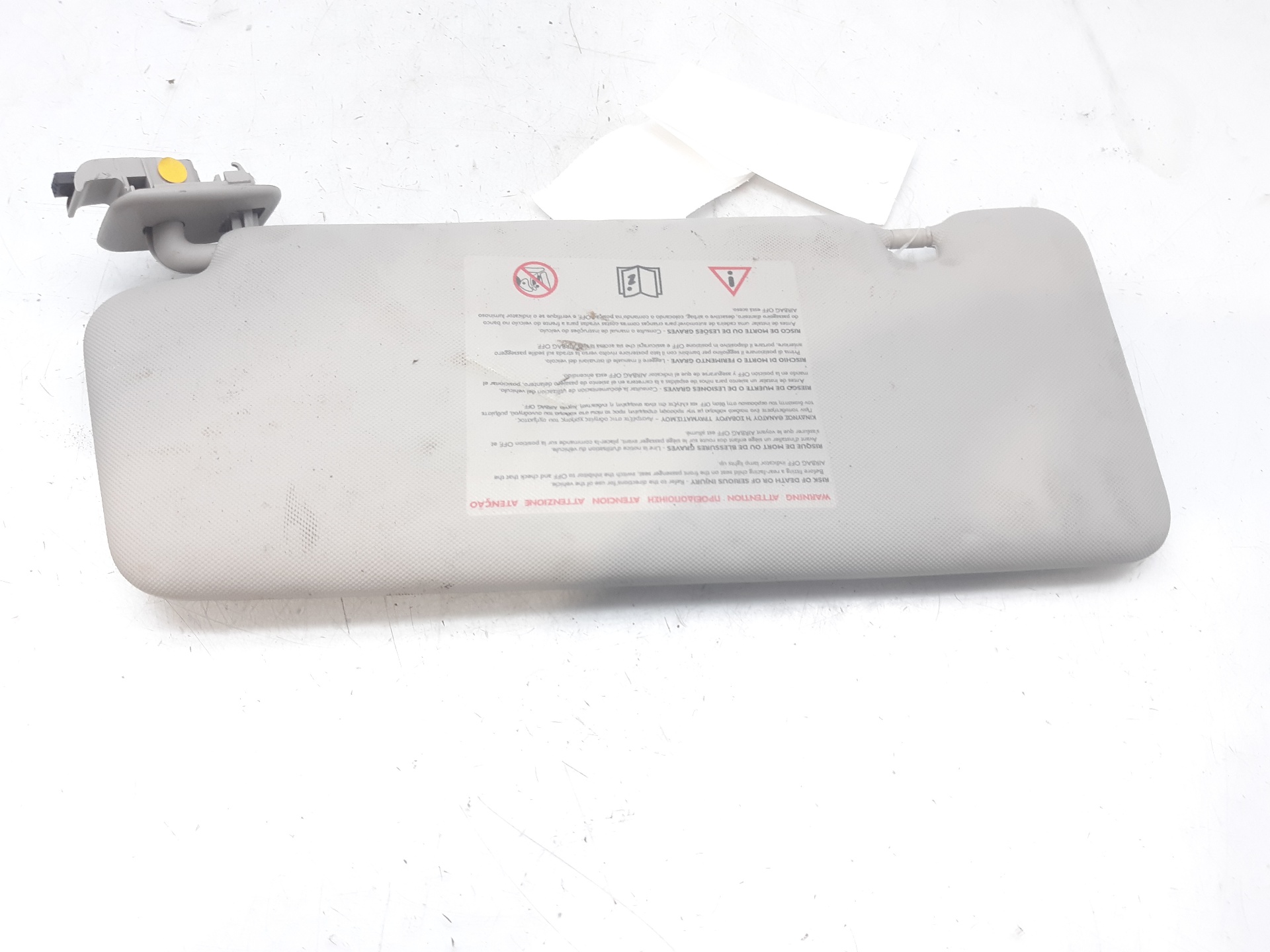 RENAULT Laguna 3 generation (2007-2015) Right Side Sun Visor 964000023R 22304885