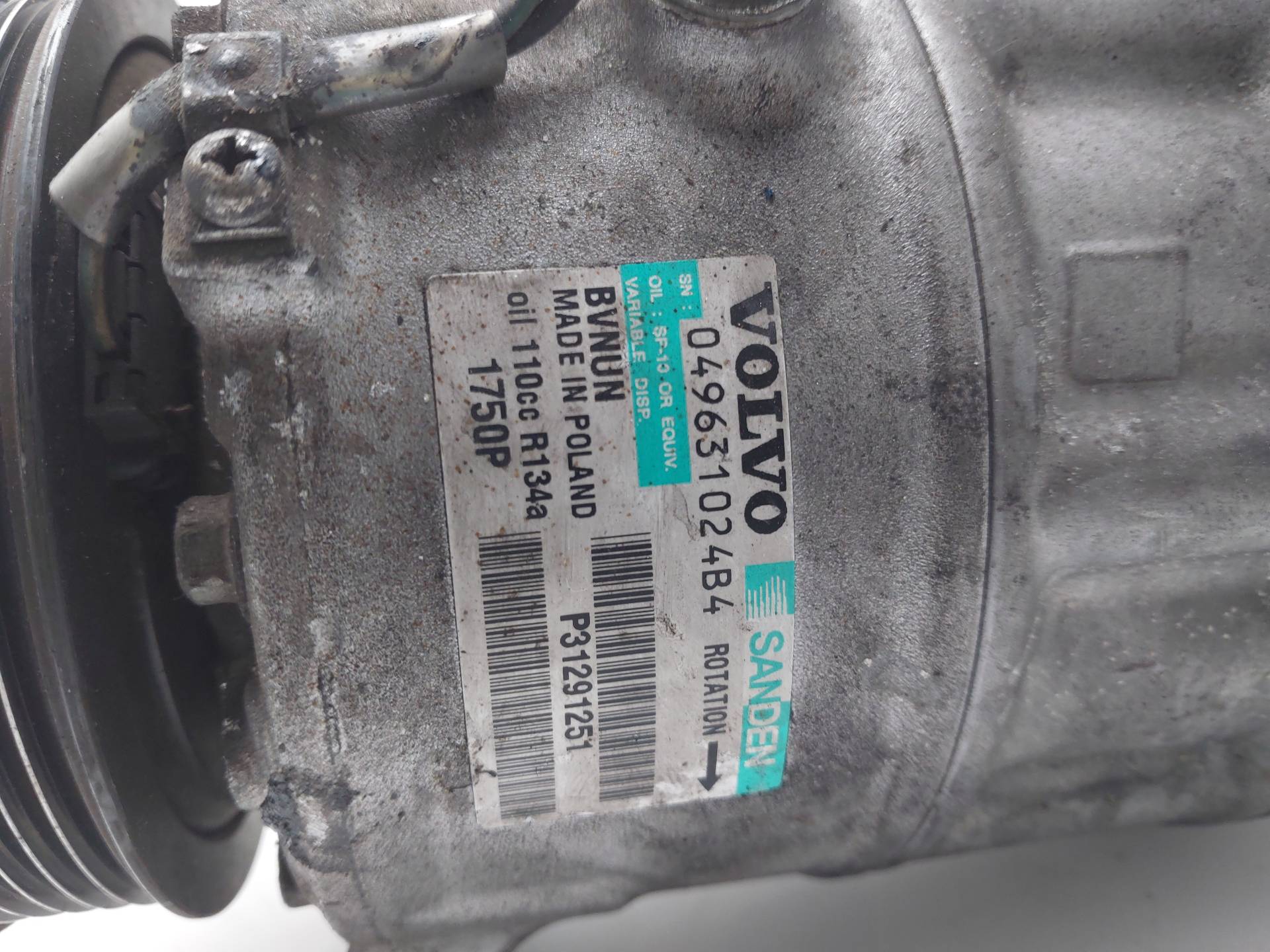 VOLVO V40 2 generation (2012-2020) Pompe de climatisation P31291251 23888596