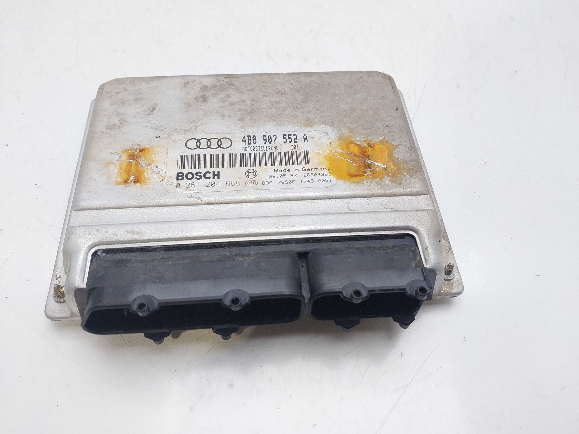 AUDI A3 8L (1996-2003) Engine Control Unit ECU 4B0907552A 21086180