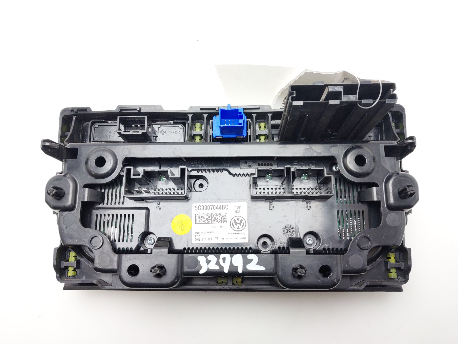 VOLKSWAGEN Variant VII TDI (2014-2024) Klimakontrollenhet 5G0907044BC 23539486