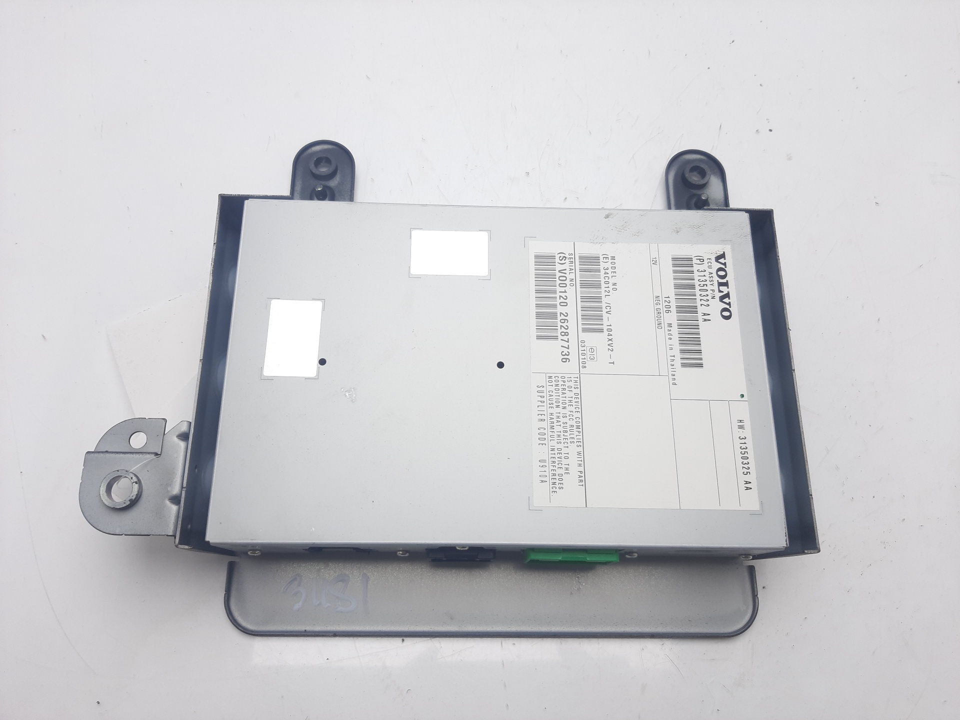 VOLVO V40 2 generation (2012-2020) Other Control Units 31350322AA 22332654