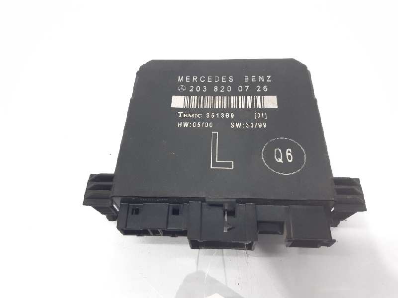 MERCEDES-BENZ C-Class W203/S203/CL203 (2000-2008) Other Control Units 2038200726 18515908