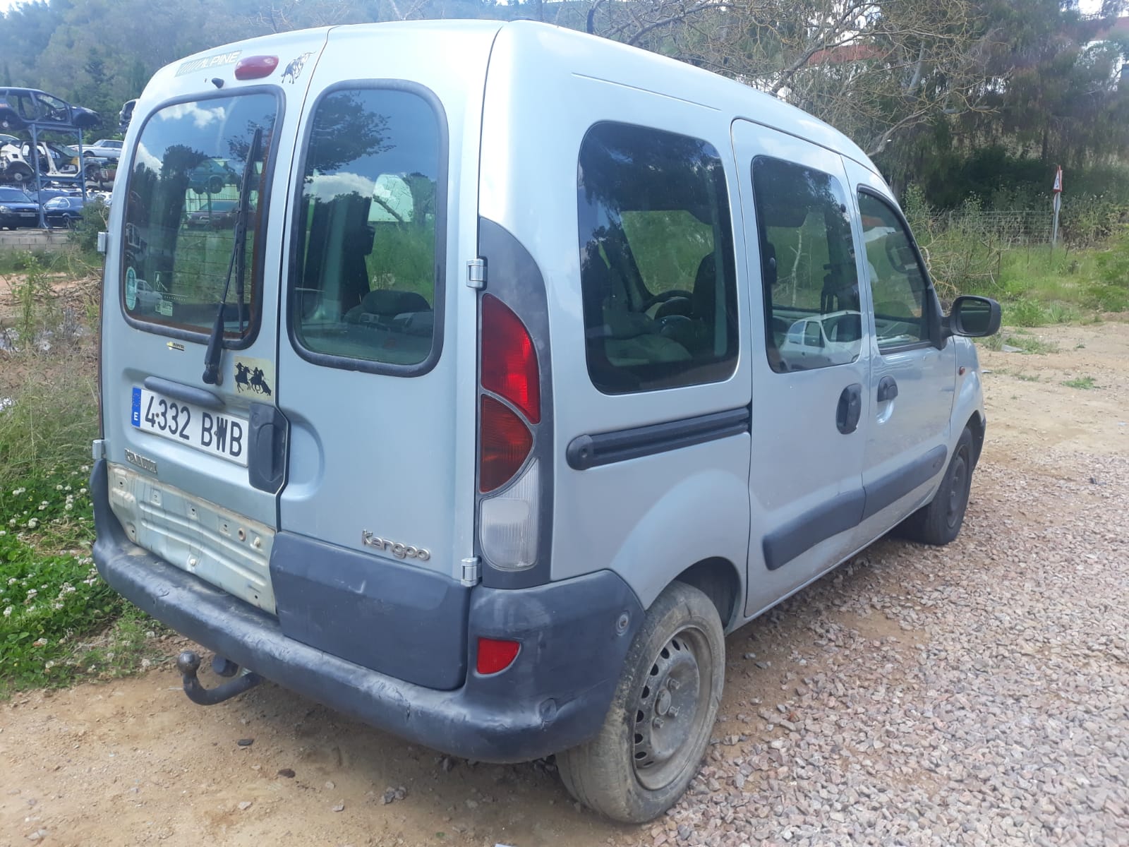 RENAULT Kangoo 1 generation (1998-2009) Labais aizmugures iekšējais atvēršanas rokturis 7700303503 24129982