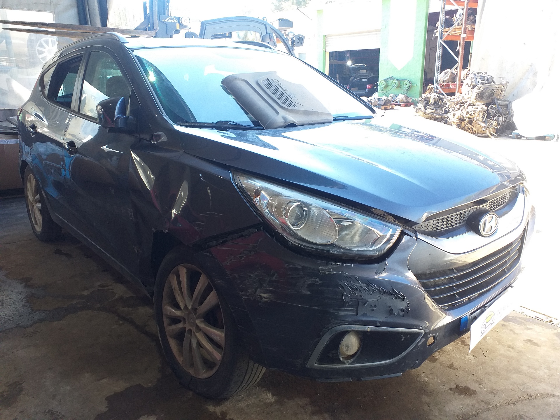 HYUNDAI Tucson 3 generation (2015-2021) Priekinių dešinių durų spyna 813202Y000 18774962