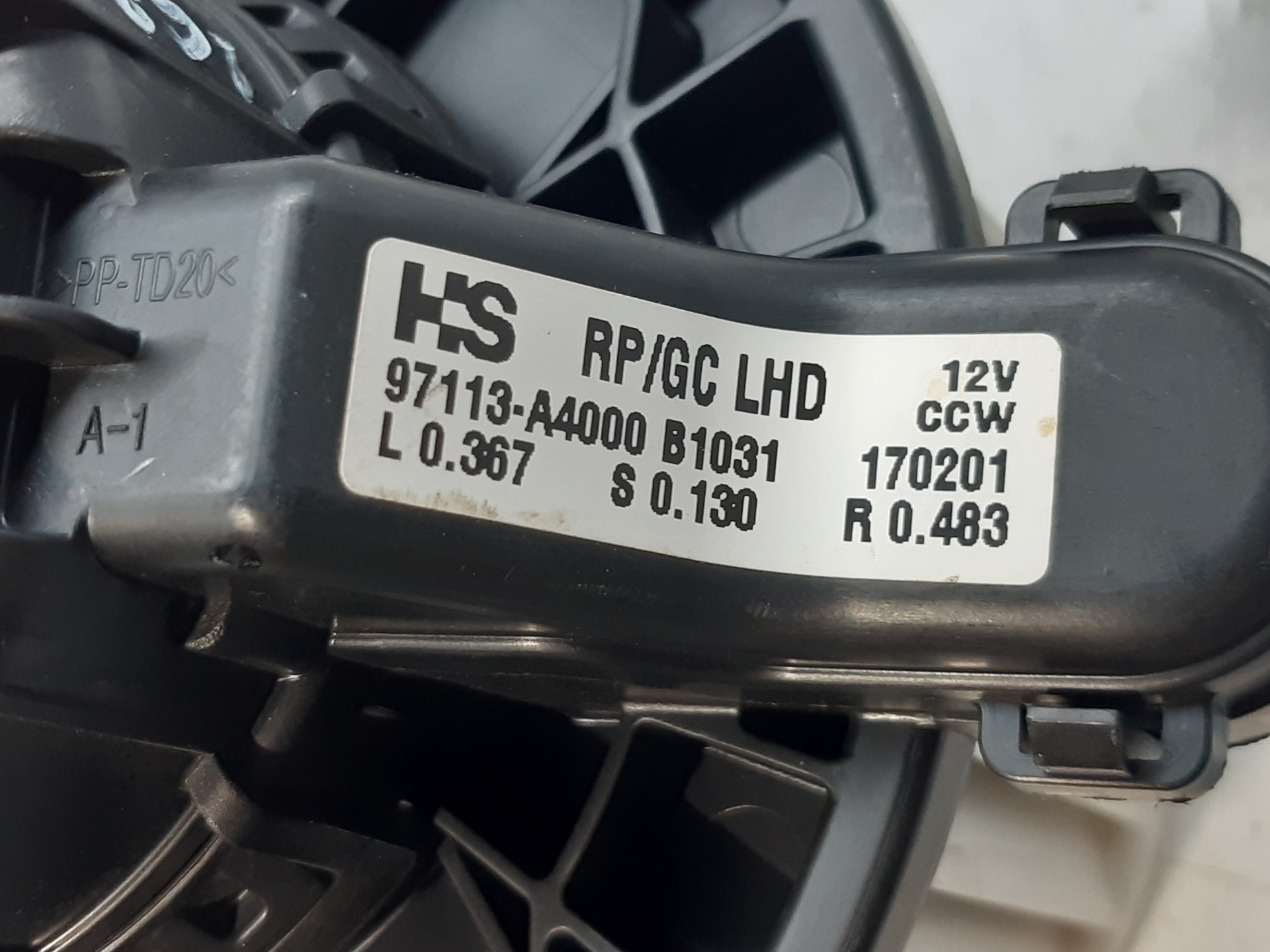 KIA Carens 3 generation (RP) (2013-2019) Motor încălzitor interior 97113A4000 22029631