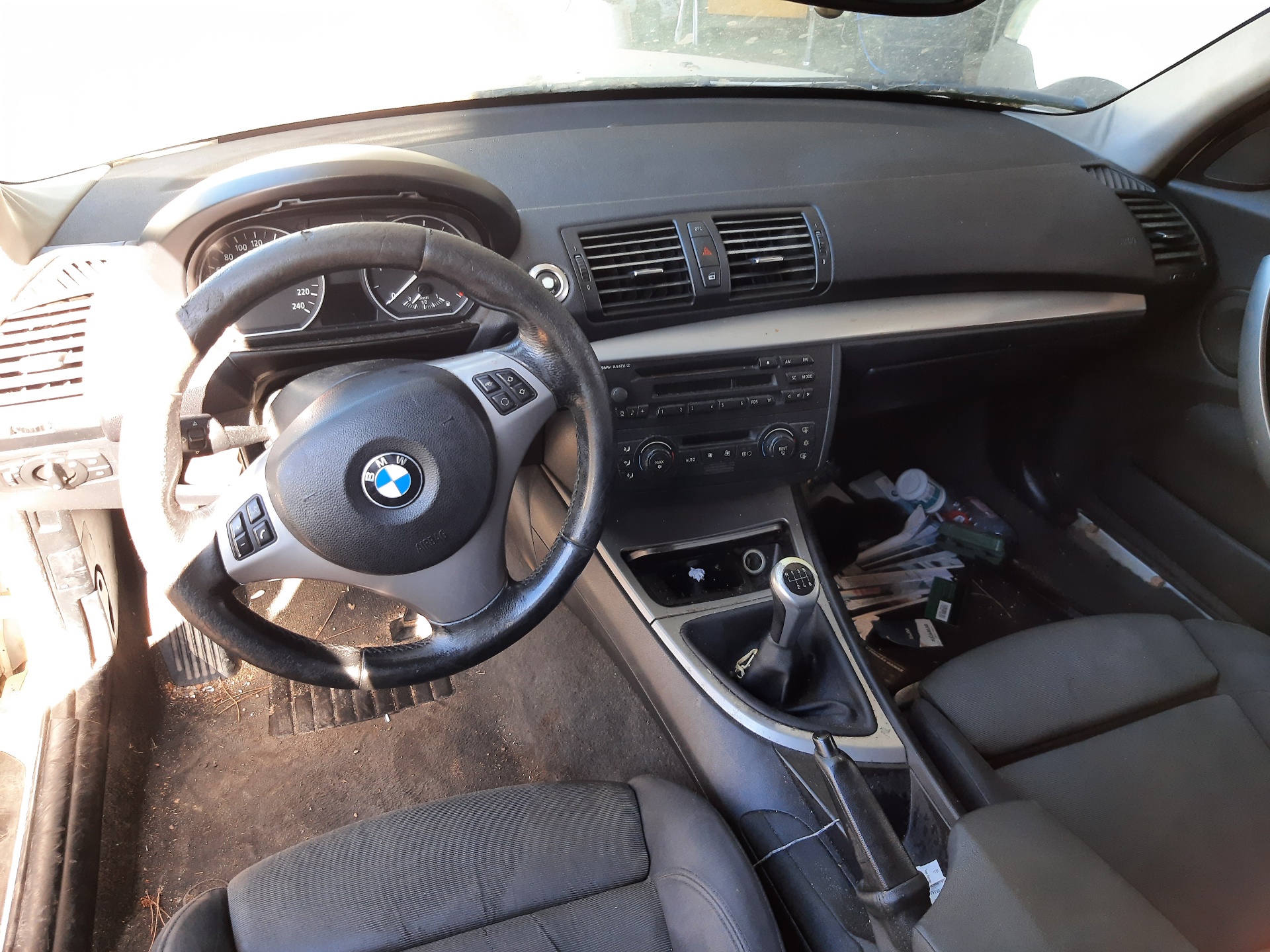 BMW 1 Series F20/F21 (2011-2020) Dešinys skydelis nuo saulės (saulės apsauga) 51167252506 23083135