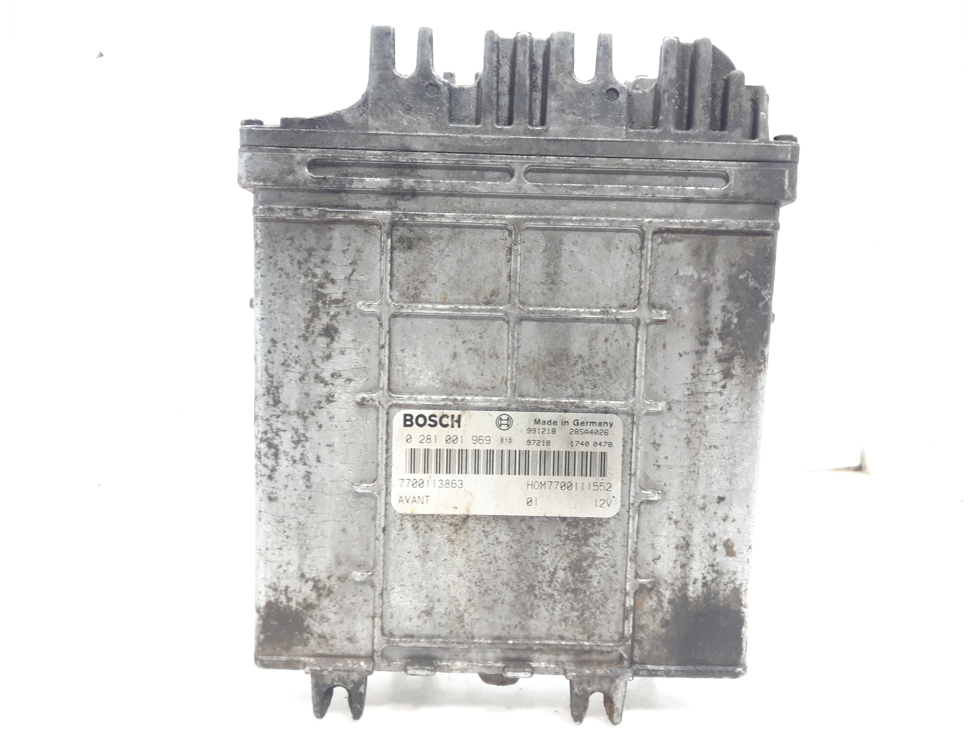 RENAULT Megane 1 generation (1995-2003) Engine Control Unit ECU 7700113863 18639701