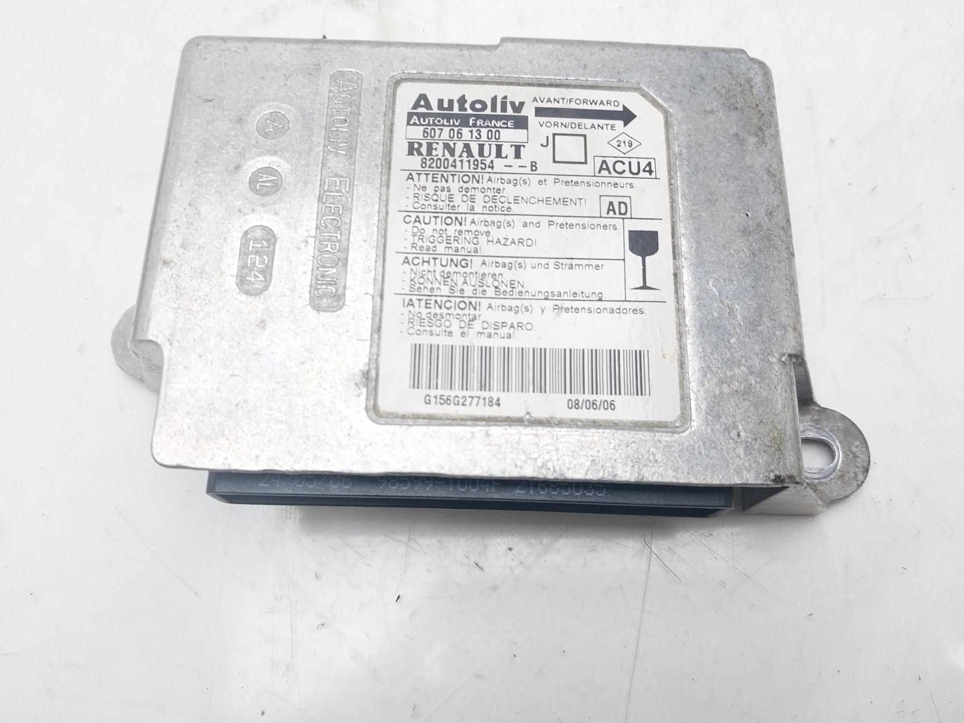 DODGE Scenic 2 generation (2003-2010) SRS Control Unit 8200411954B 21179772