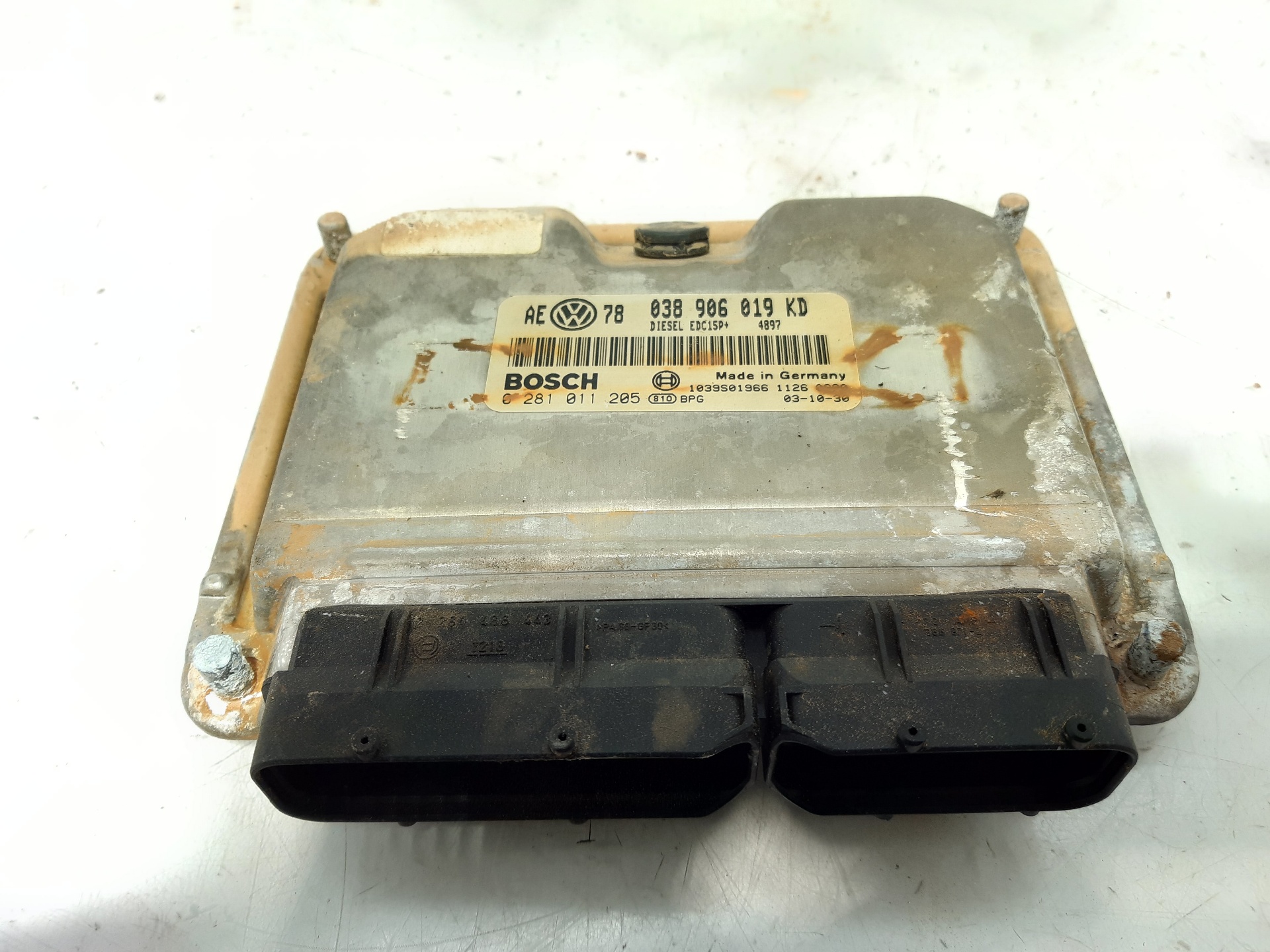 VOLKSWAGEN Passat B5 (1996-2005) Motorkontrolenhed ECU 038906019KD 22026566