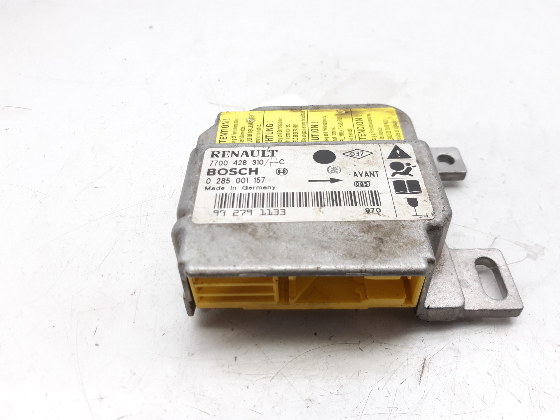 VAUXHALL Clio 2 generation (1998-2013) SRS Control Unit 7700428310 18679278