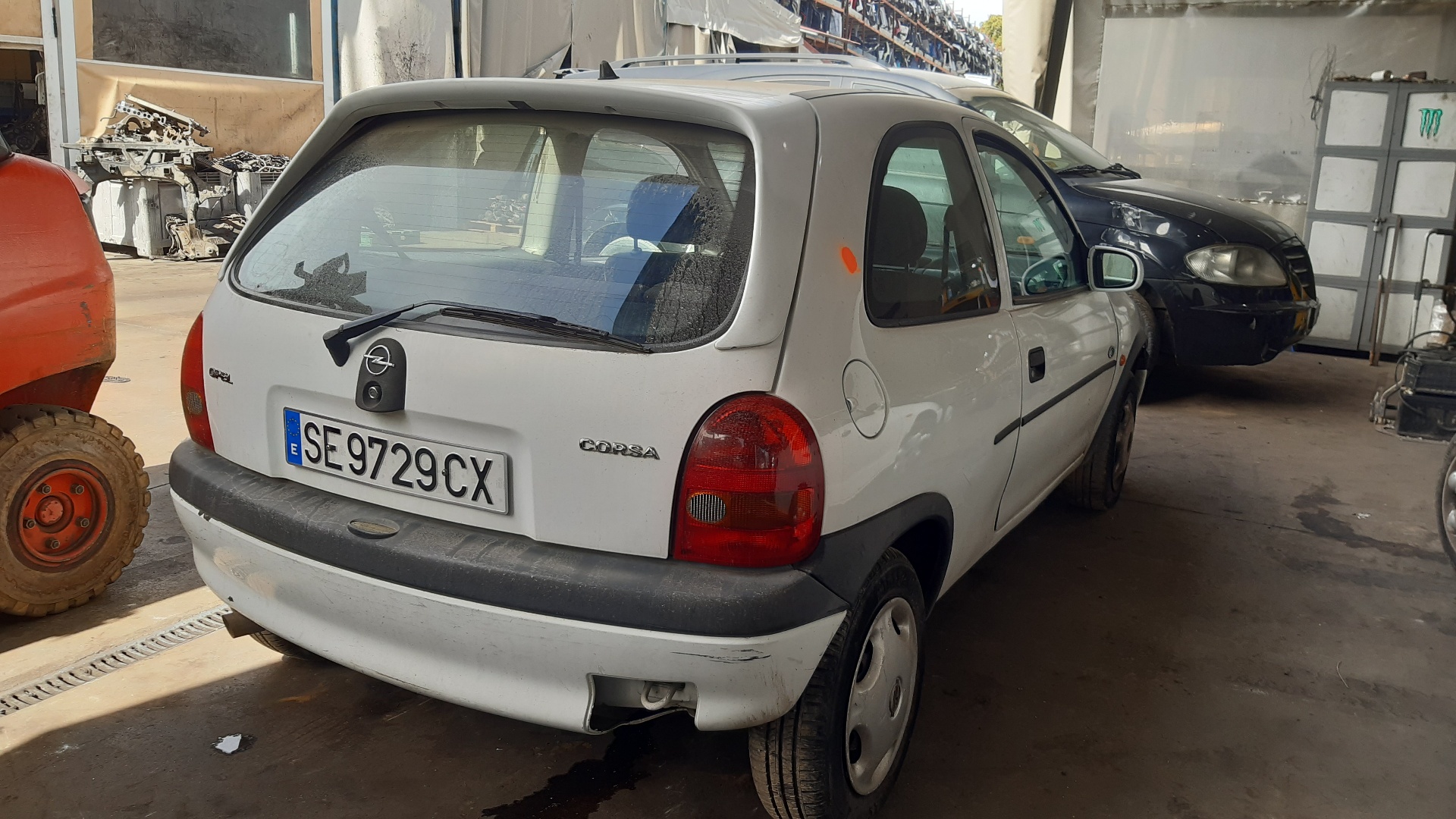 OPEL Corsa B (1993-2000) Наружная ручка передней правой двери 770 22274006