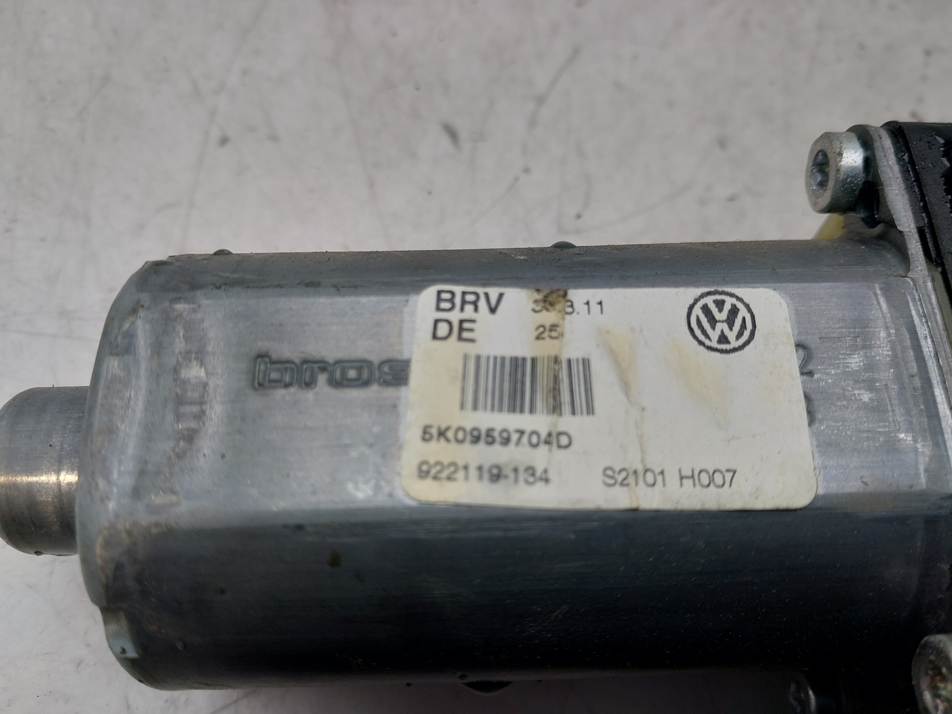 CHEVROLET Golf 6 generation (2008-2015) Rear Right Door Window Control Motor 5K0959704D 24119554