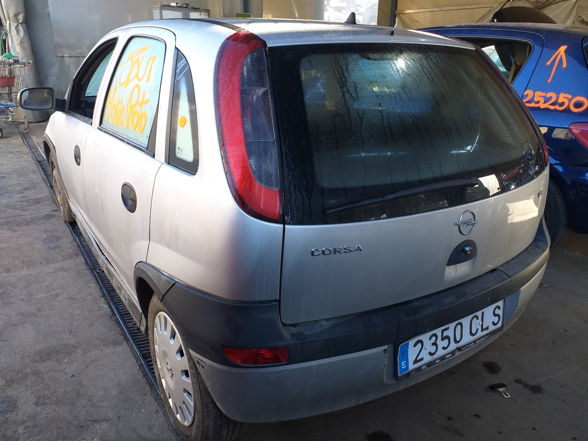 OPEL Corsa C (2000-2006) Дроссельная заслонка 9157512 22273728