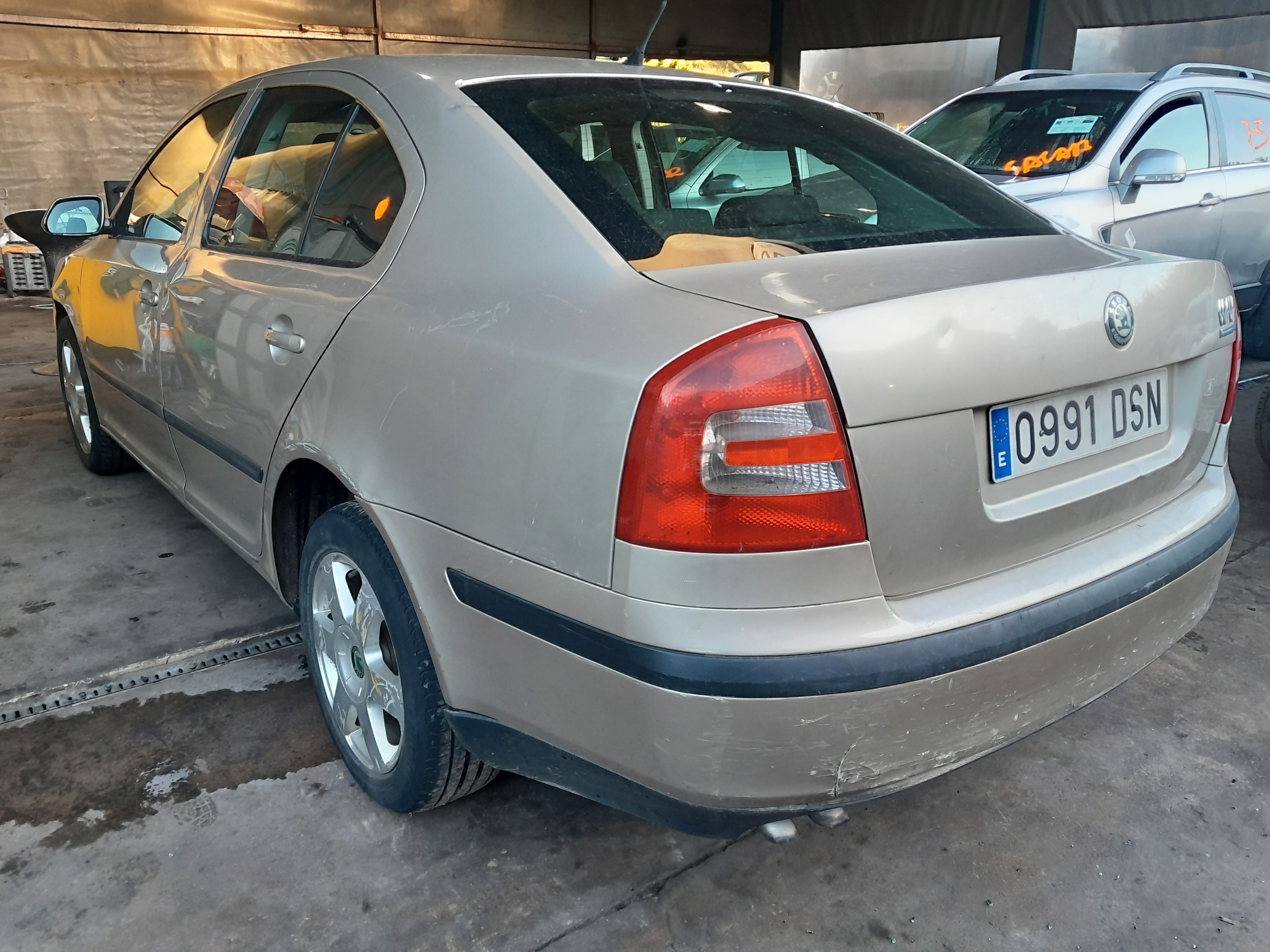 SKODA Octavia 2 generation (2004-2013) Priekinis kairys priešrūkinis žibintas 1Z0941699 22916445