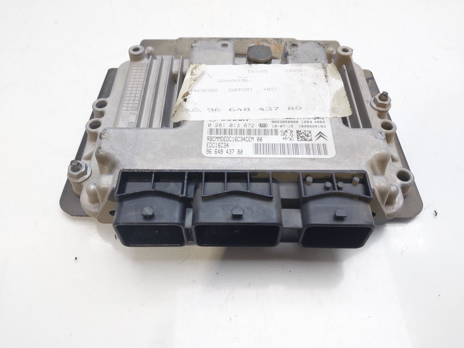 CITROËN C4 1 generation (2004-2011) Unitate de control motor 9664843780 22752628