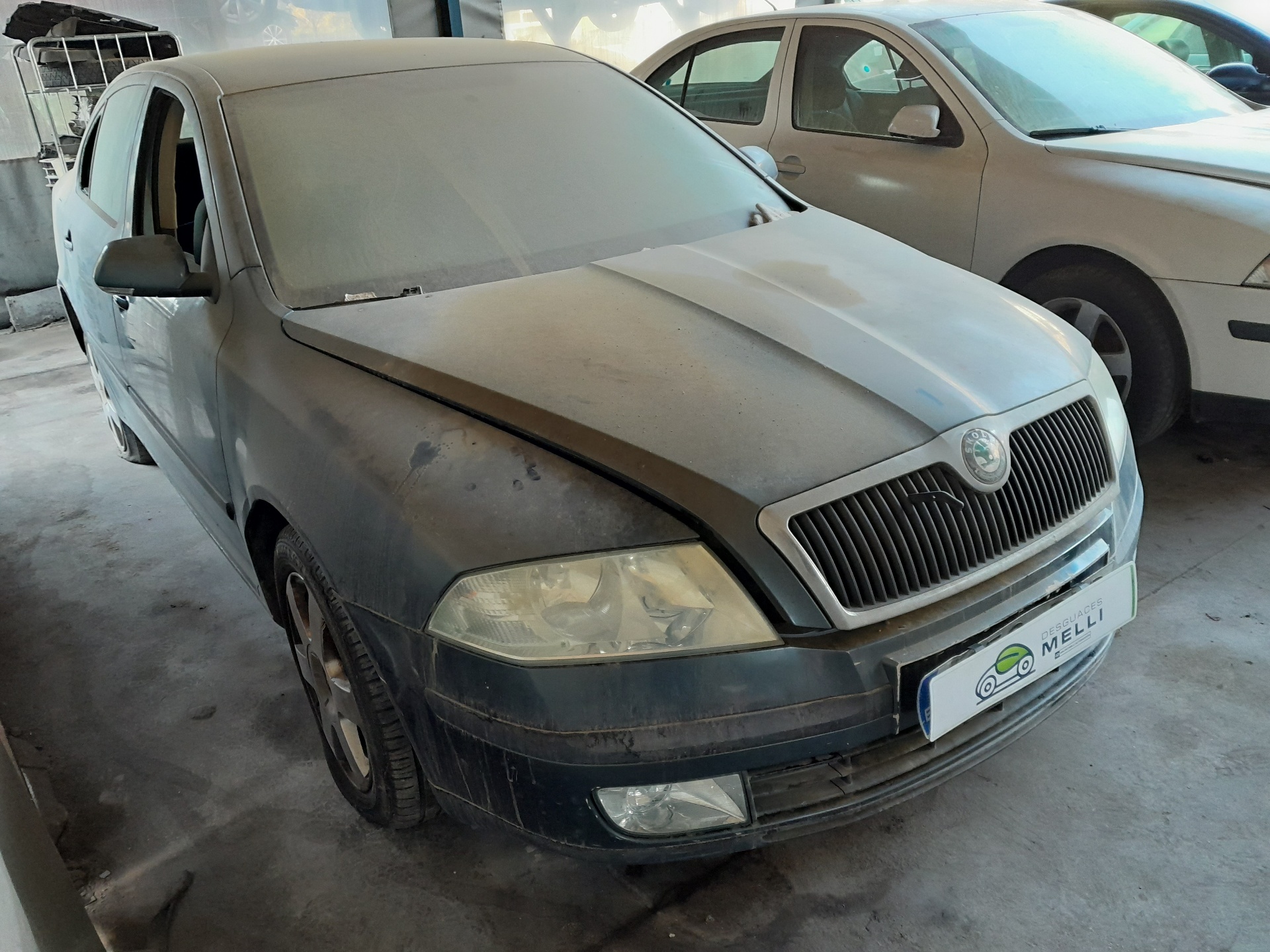 SKODA Octavia 2 generation (2004-2013) Левая противотуманка переднего бампера 1Z0941699 22473633