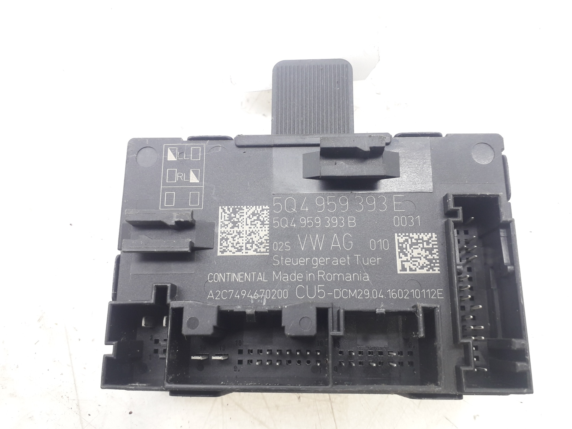 VOLKSWAGEN Variant VII TDI (2014-2024) Other Control Units 5Q4959393E 22067205