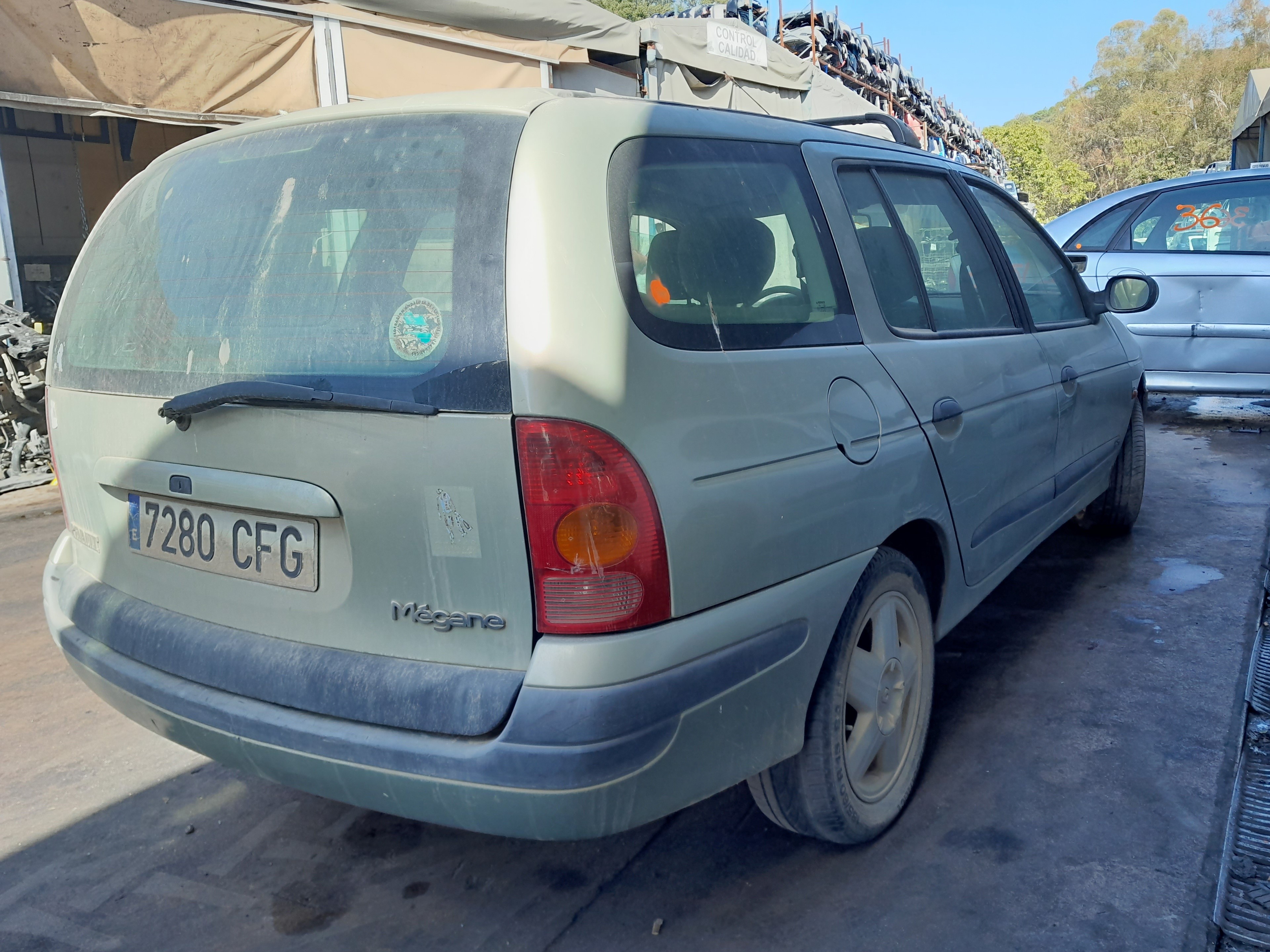 RENAULT Megane 1 generation (1995-2003) Galinės kairės durys 7751470585 21483199