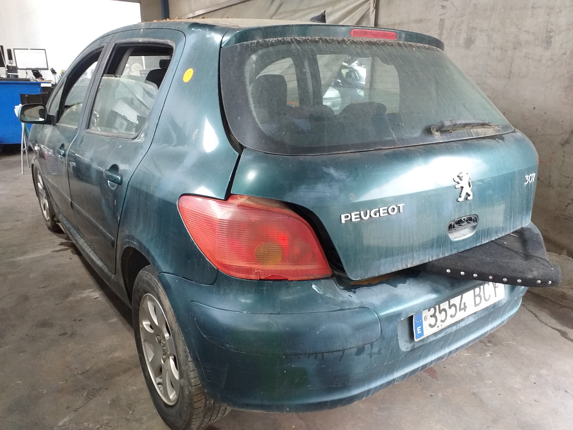 PEUGEOT 307 1 generation (2001-2008) Кнопка стеклоподъемника передней правой двери 96351625XT 21011898