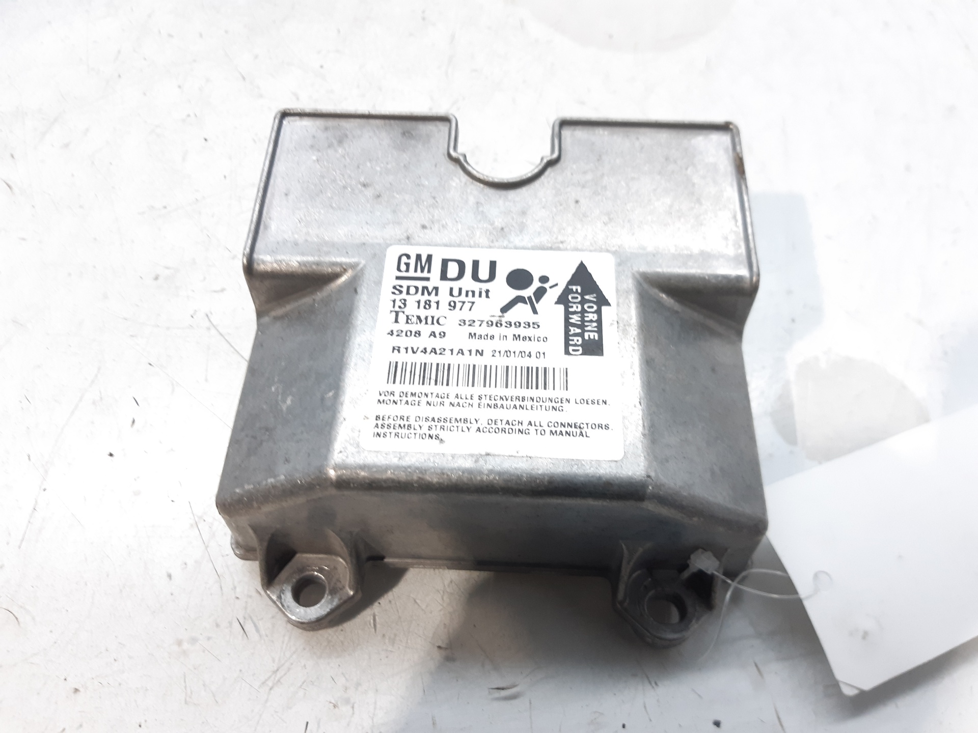 OPEL Astra J (2009-2020) SRS vadības bloks 13181977 18767967