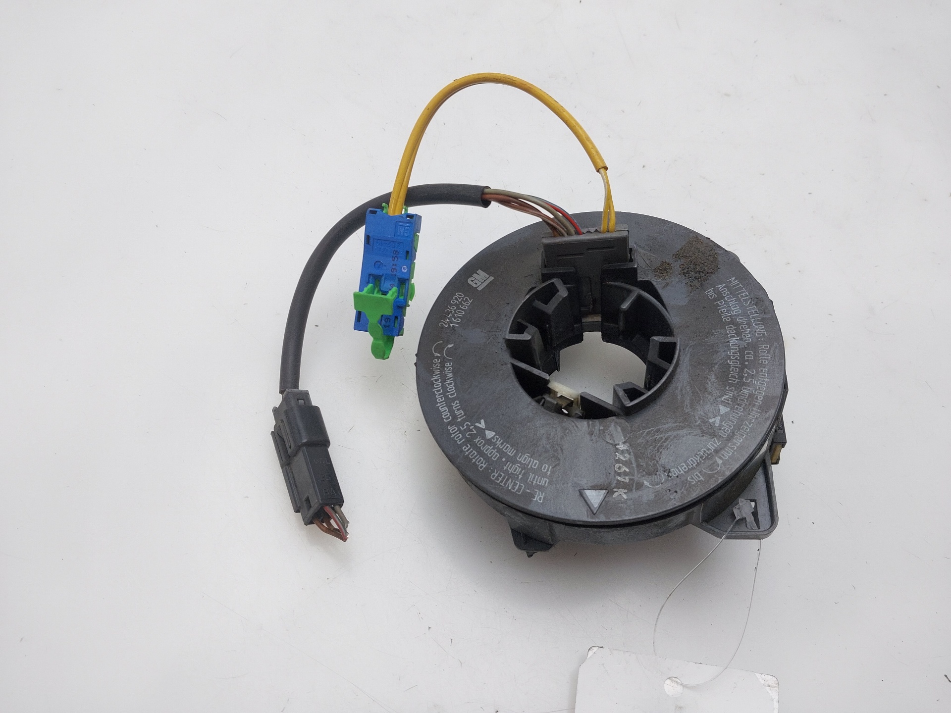 OPEL Zafira A (1999-2003) Steering Wheel Slip Ring Squib 24436920 23685865