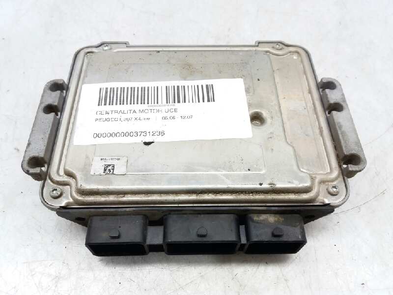 PEUGEOT 207 1 generation (2006-2009) Motorkontrollenhet ECU 9662212480 20179985