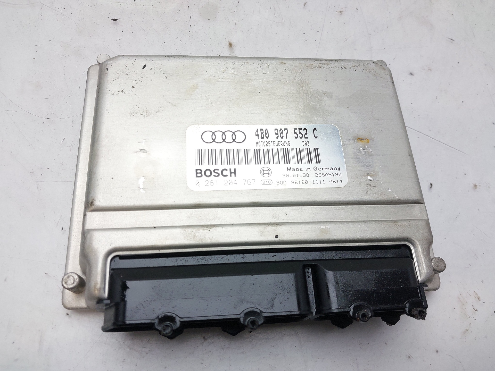 AUDI A4 B5/8D (1994-2001) Engine Control Unit ECU 4B0907552C 22491110