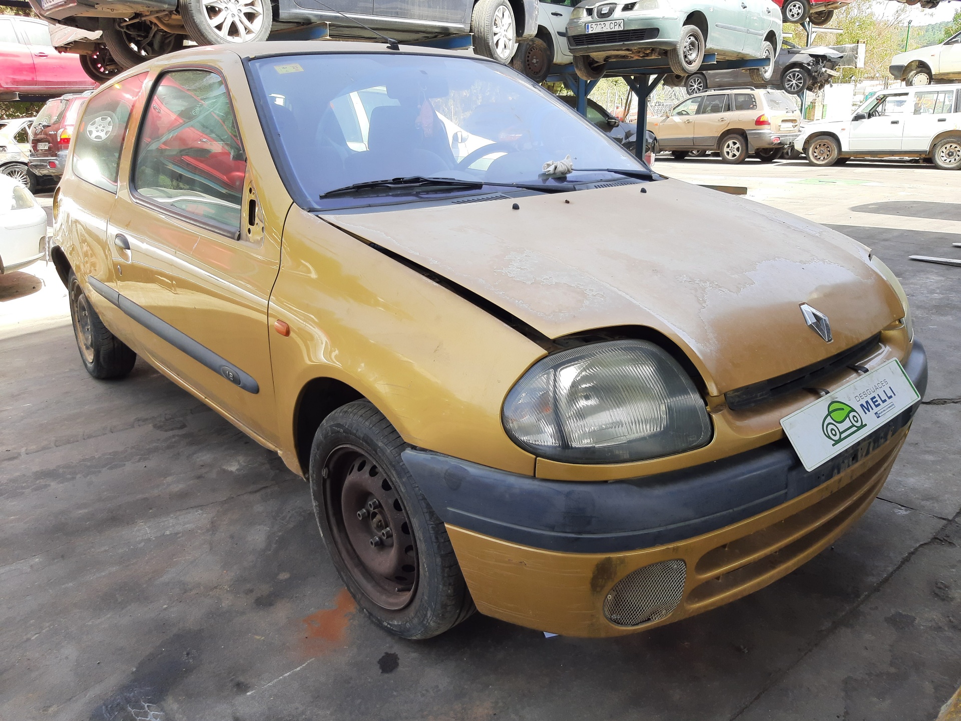 VAUXHALL Clio 2 generation (1998-2013) Наружная ручка передней левой двери 7700426086 20583522