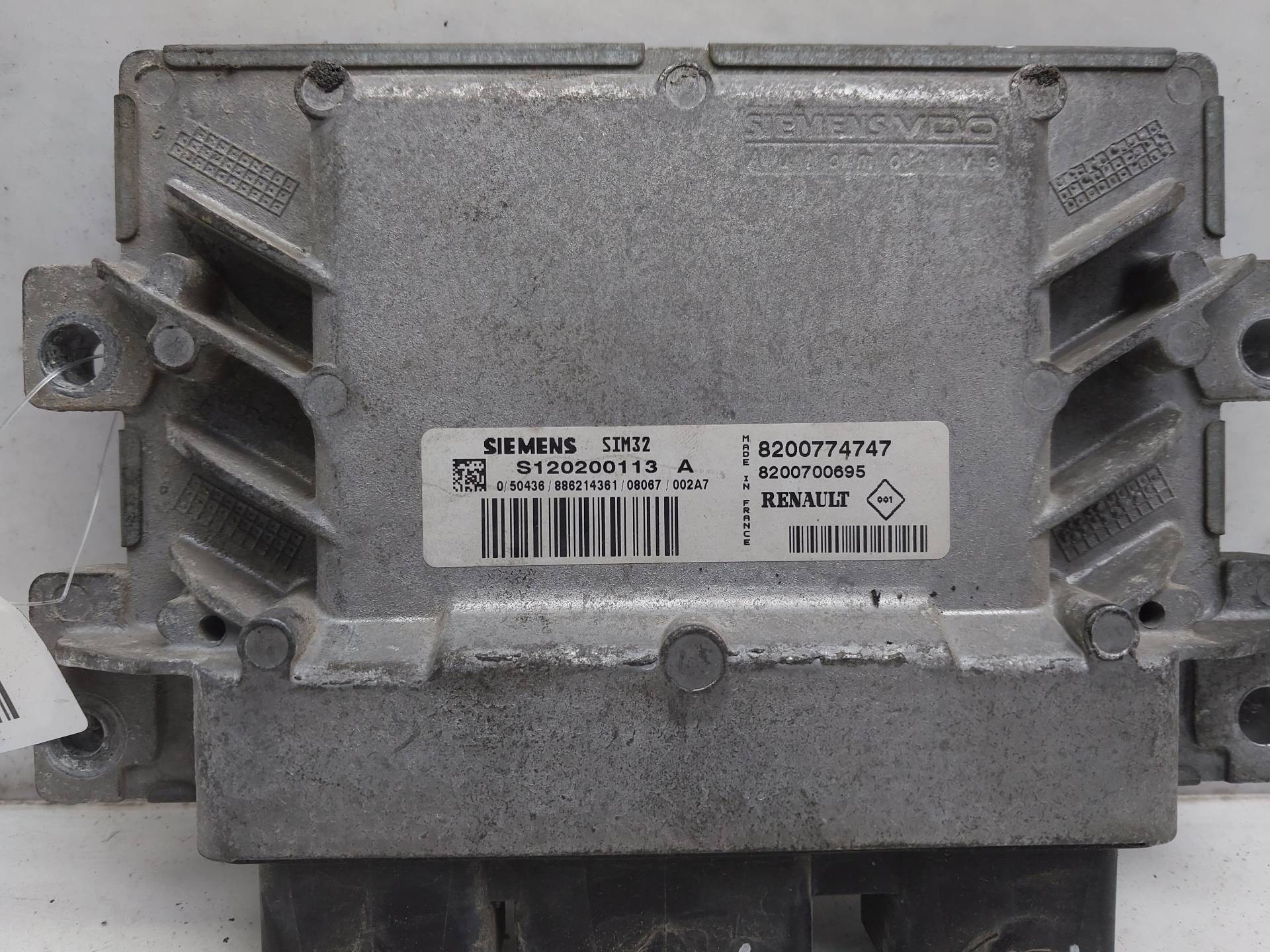 RENAULT Multipla 1 generation (1999-2010) Engine Control Unit ECU 8200774747 23078541