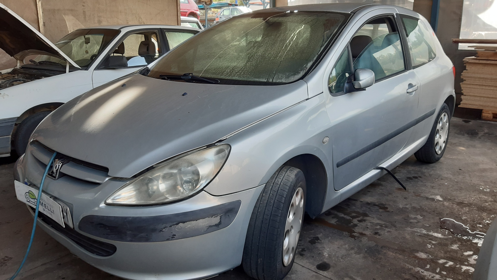 PEUGEOT 307 1 generation (2001-2008) Маторчик стеклоподъемника передней левой двери 9634457380 18752676