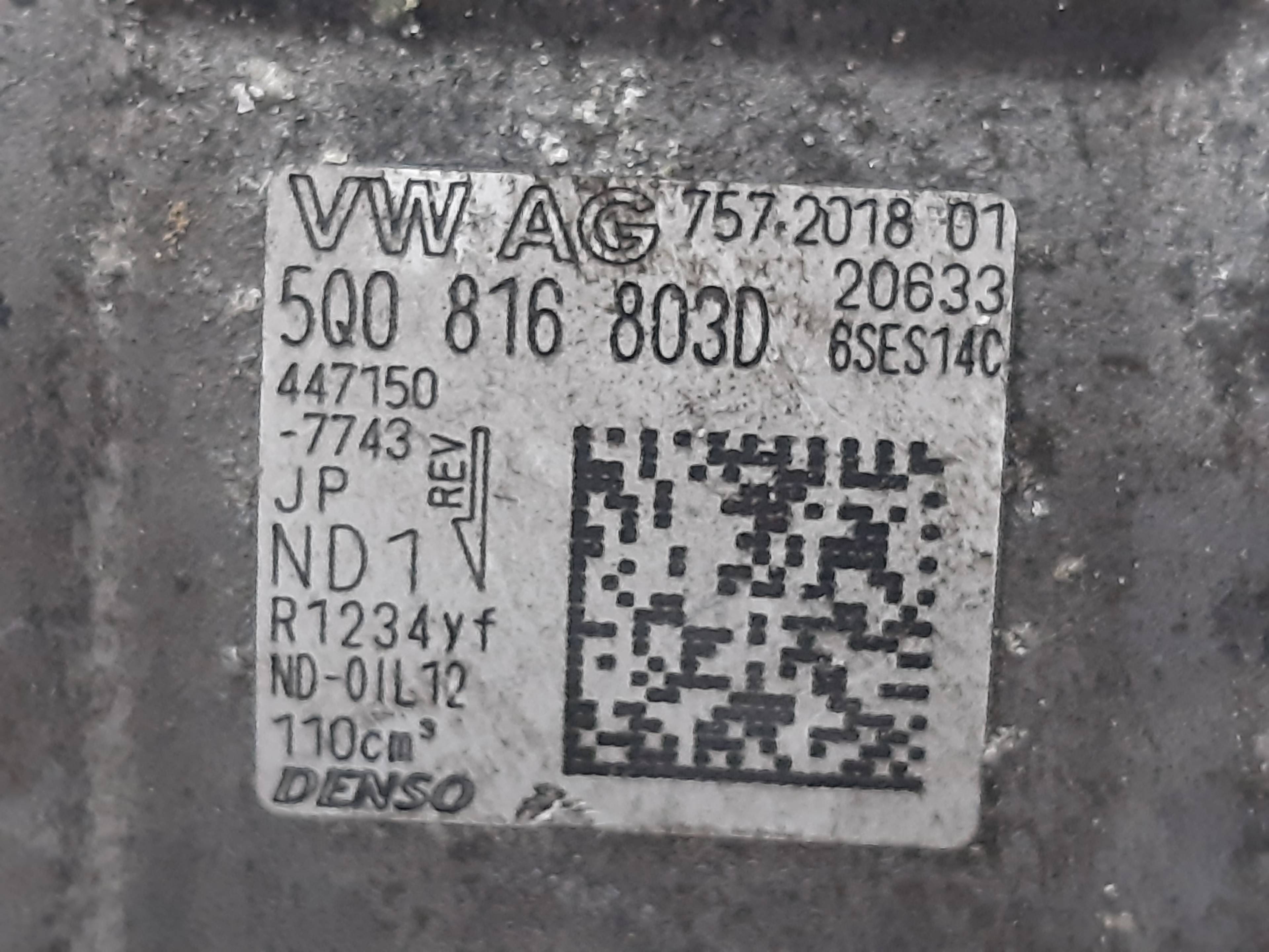 VOLKSWAGEN T-Roc 1 generation (2017-2024) Aircondition pumpe 5Q0816803D 24111258