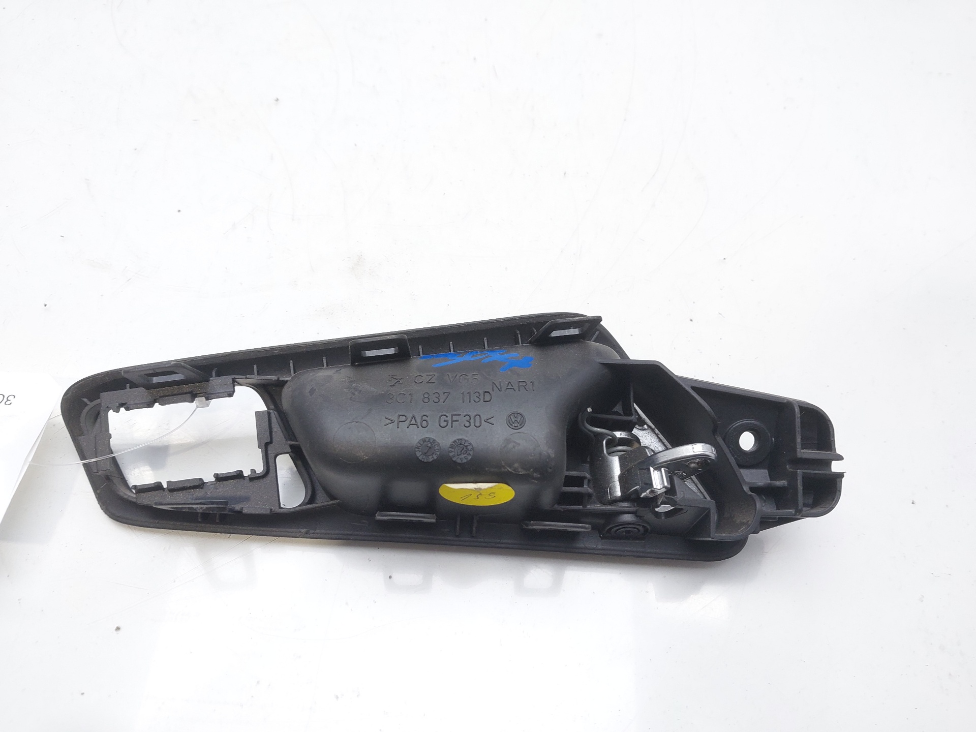 VOLKSWAGEN Passat Variant 1 generation (2010-2024) Front Left Door Interior Handle Frame 3C1837113D 22487108