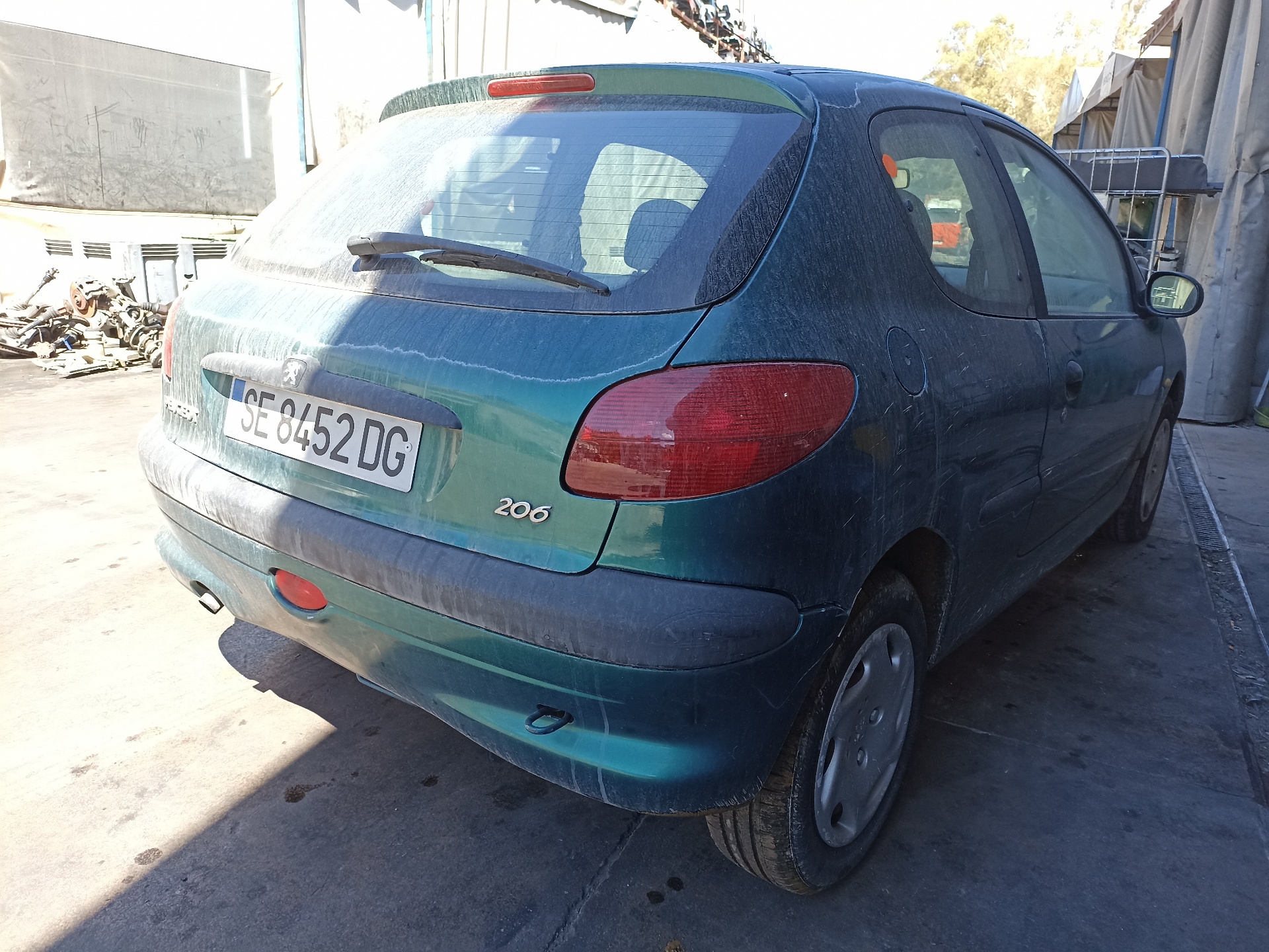 PEUGEOT 206 1 generation (1998-2009) Aizmugurējais buferis 7013L0 22457270