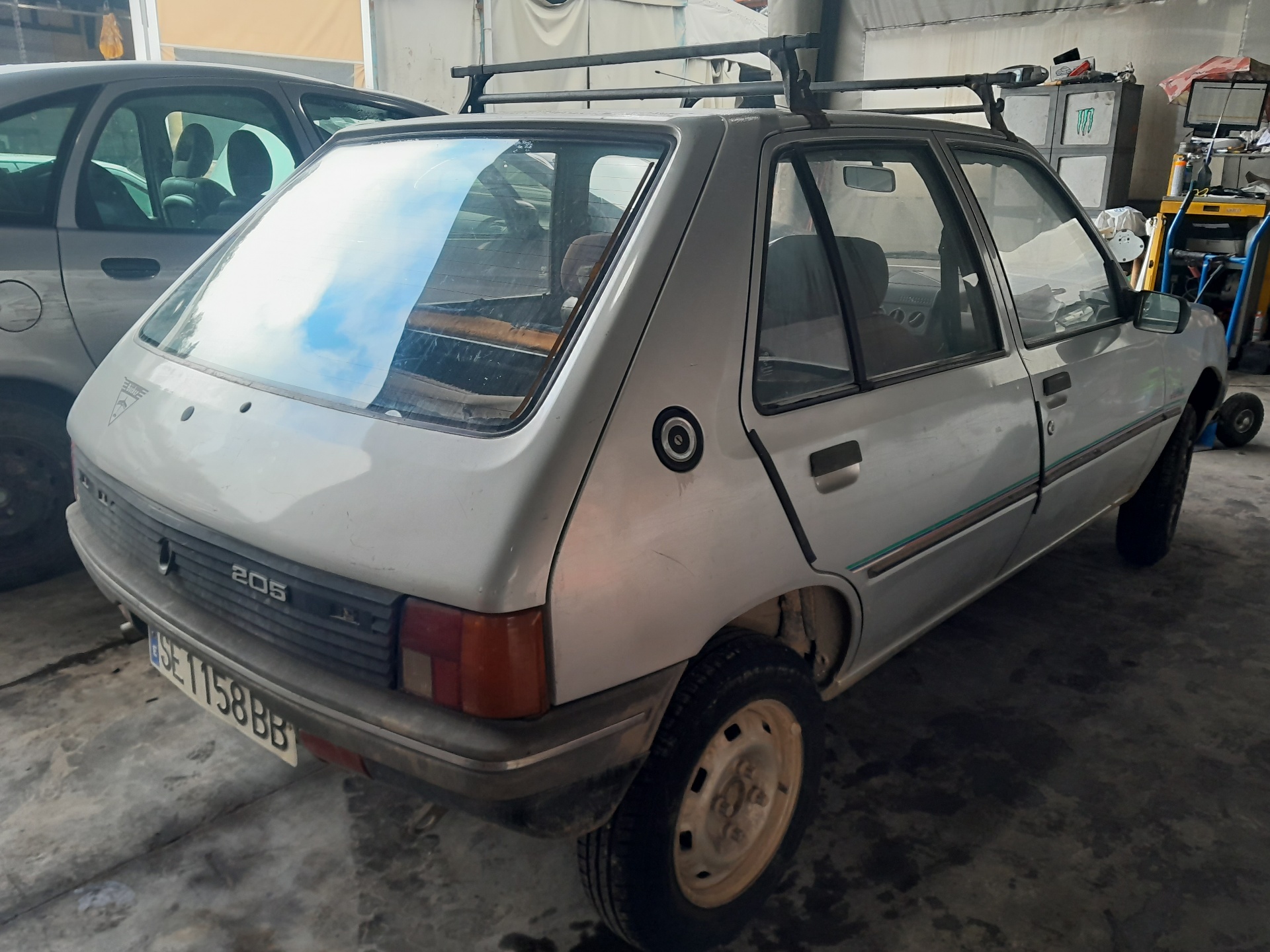 PEUGEOT 205 1 generation (1983-1998) Bakre venstre dør utvendig håndtak 910175 22919431