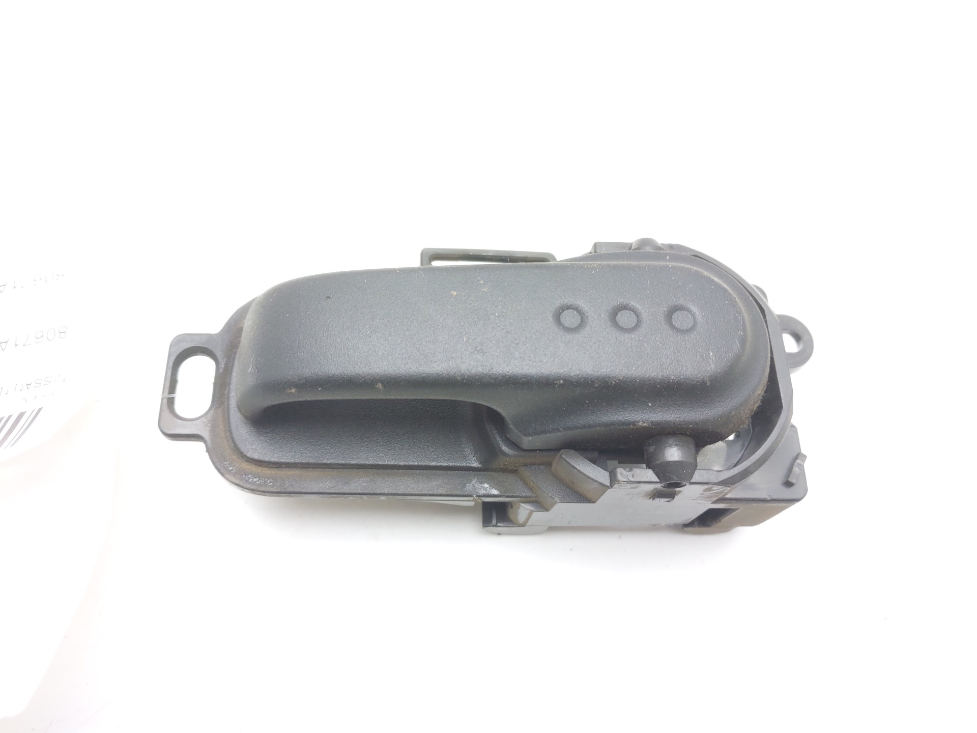 NISSAN Note 1 generation (2005-2014) Mâner de deschidere interioară stânga spate 80671AXBC9U 20941397