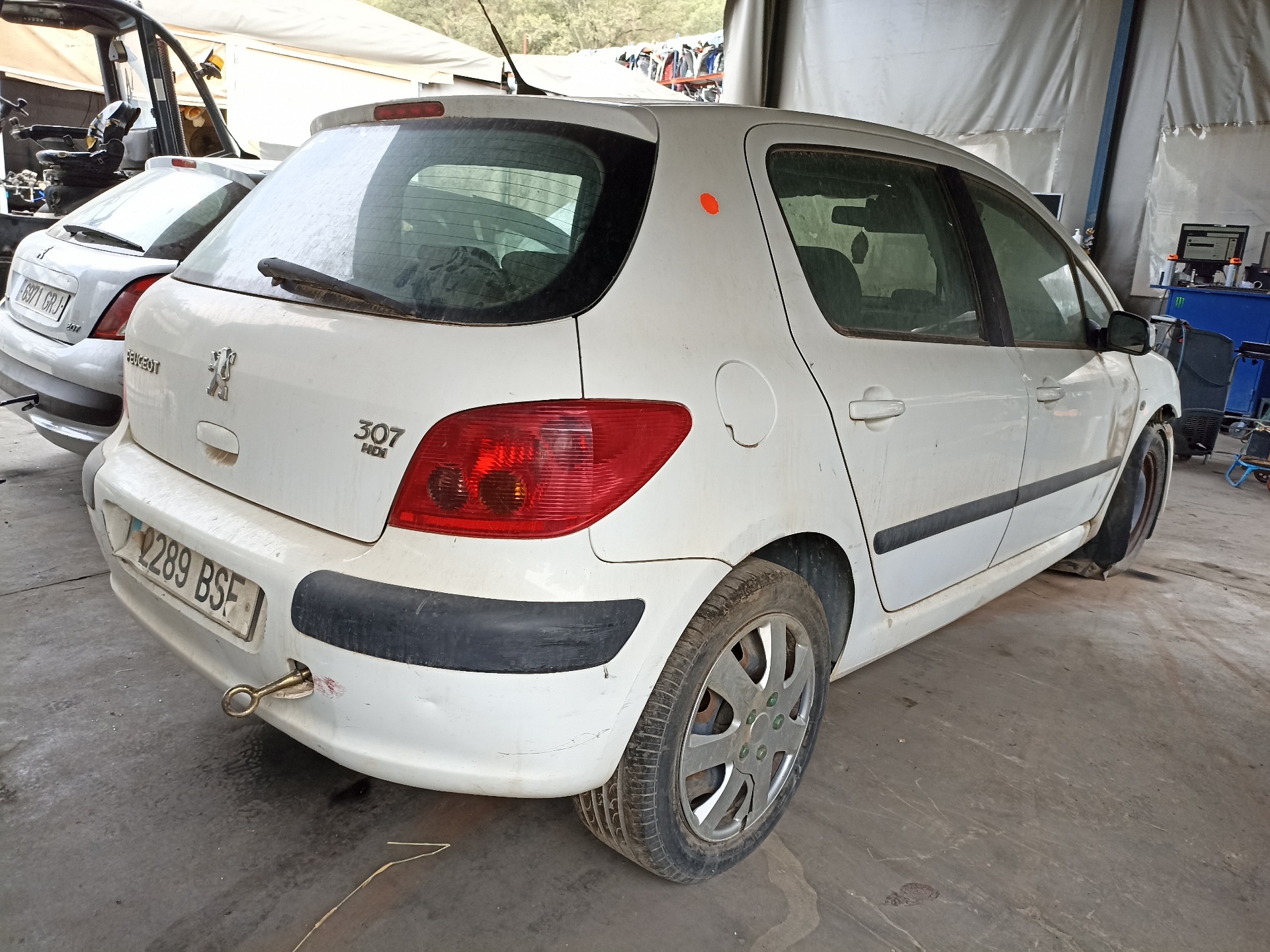 PEUGEOT 307 1 generation (2001-2008) Зеркало передней левой двери 96347726XT 22457191