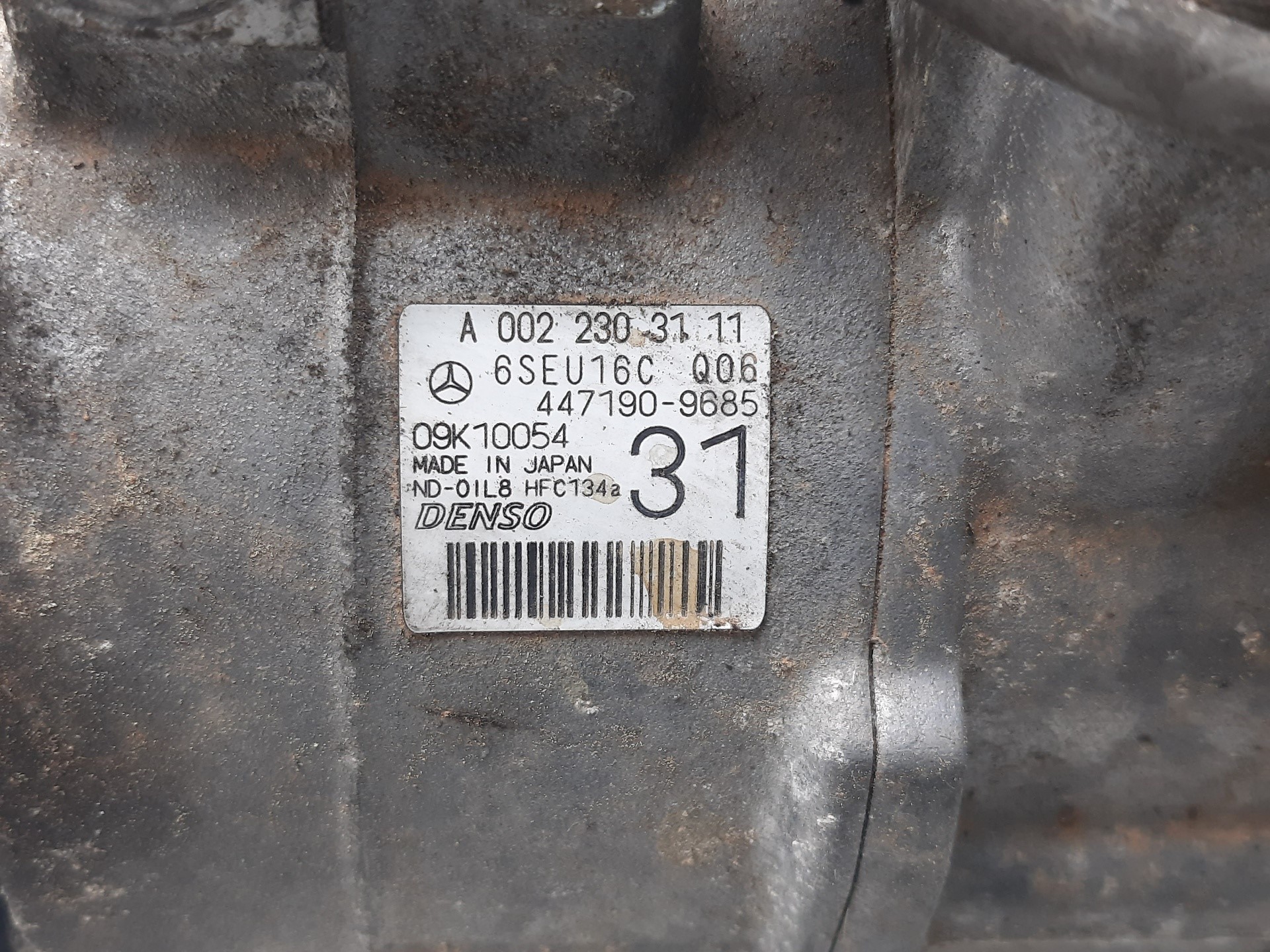 MERCEDES-BENZ GLK-Class X204 (2008-2015) Air Condition Pump A0022303111, 97.395KMS, 5PUERTAS 24153635