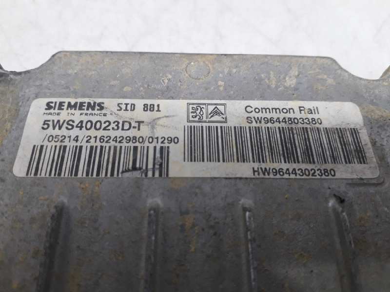 CITROËN Xsara 1 generation (1997-2004) Motorkontrolenhed ECU 9644803380 20184451