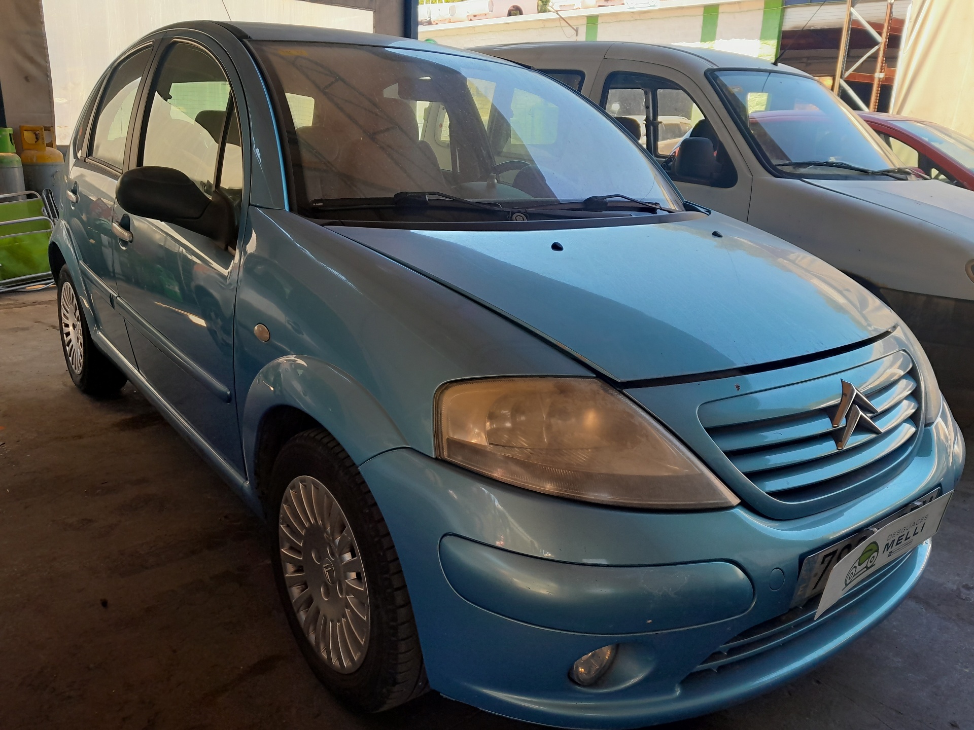 TOYOTA C3 1 generation (2002-2010) Ridicător de geam ușă dreapta față 400618F 20356628