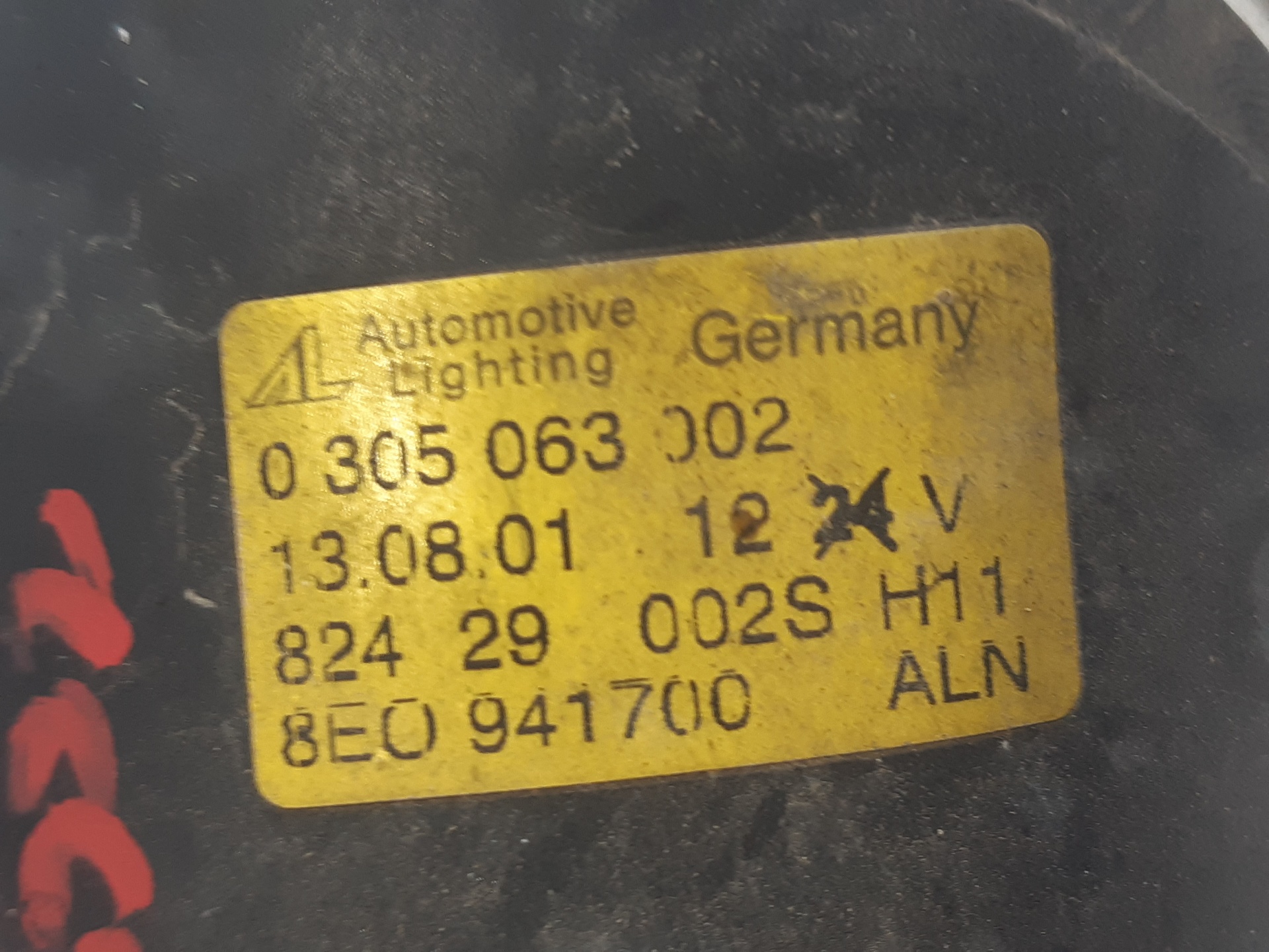 AUDI A4 B6/8E (2000-2005) Противотуманка бампера передняя правая 8E0941700 22454063